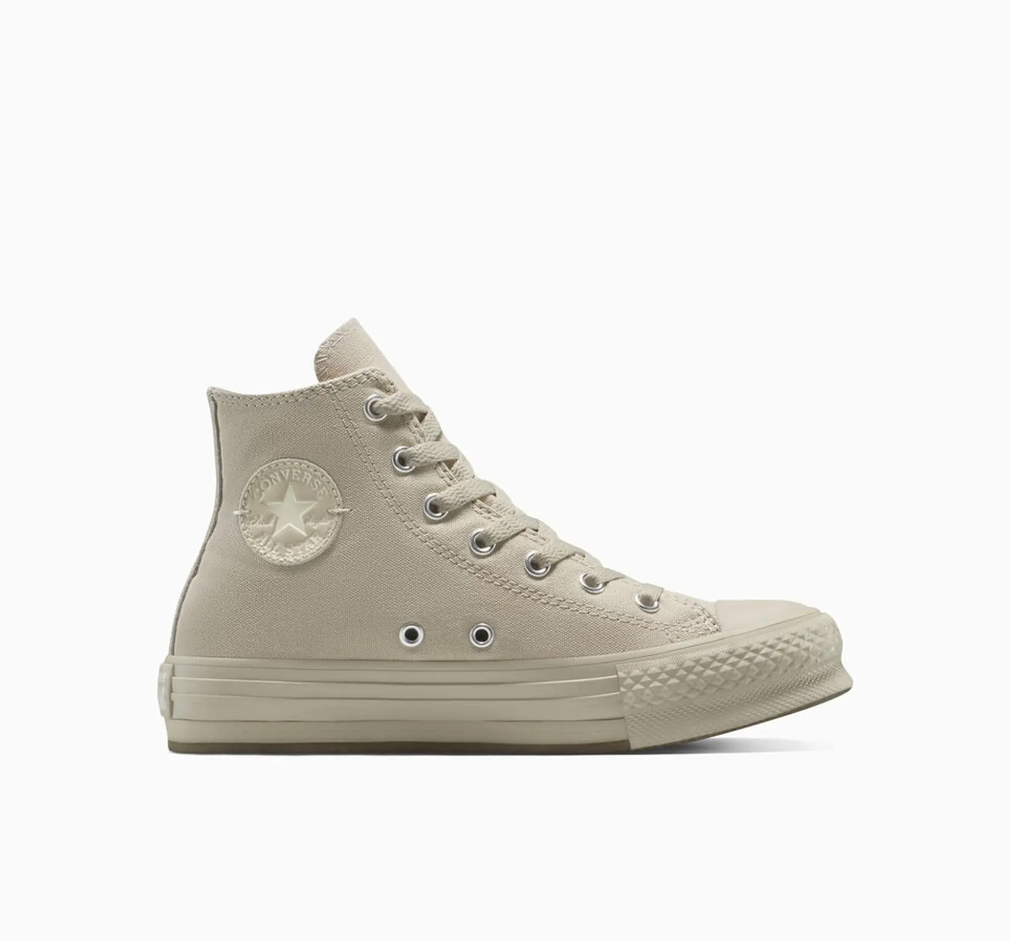Converse Chuck Taylor All Star EVA Lift Monochrome Platform - Beige