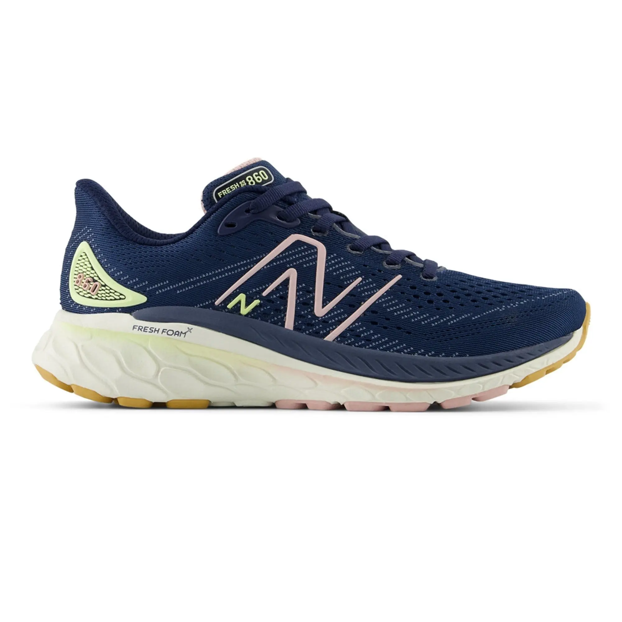 New Balance Women's Fresh Foam X 860v14 in Blue/Orange Synthetic