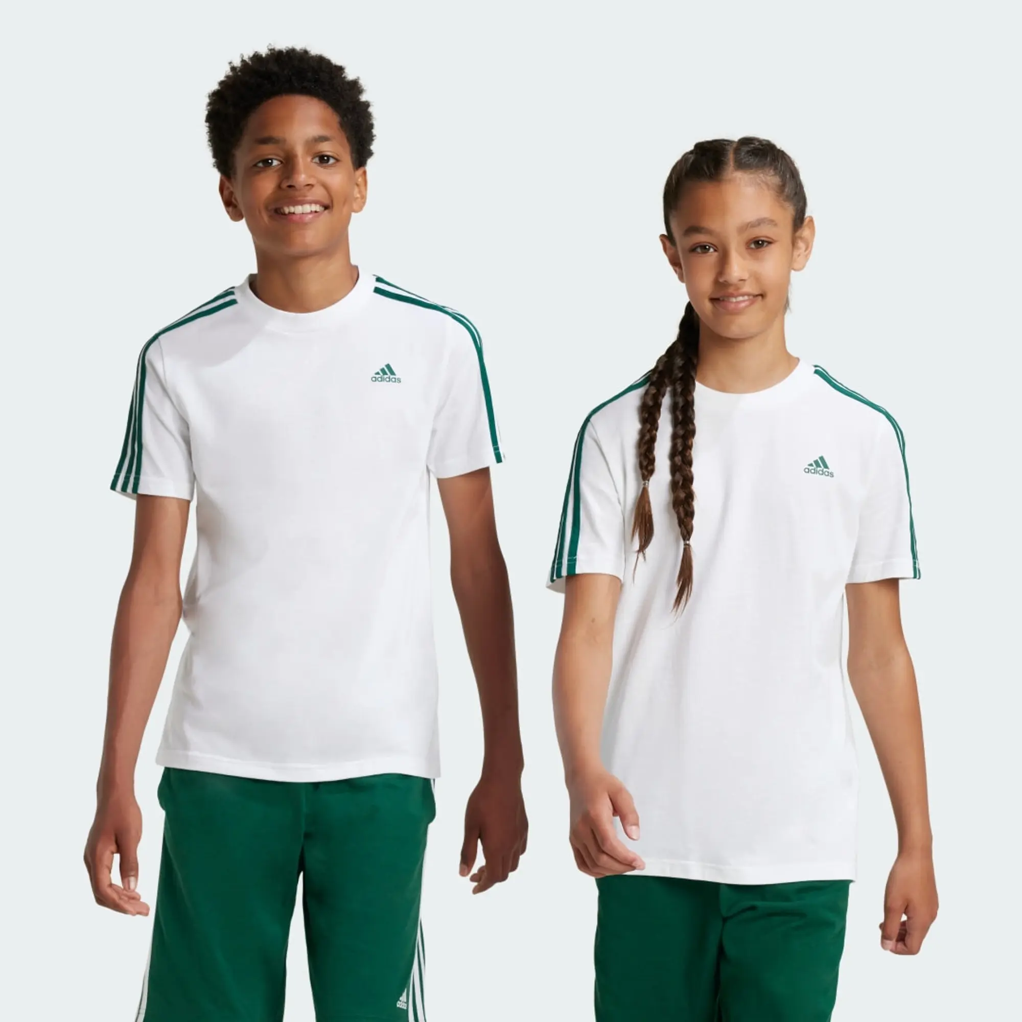 adidas Essentials 3-Stripes Cotton T-Shirt