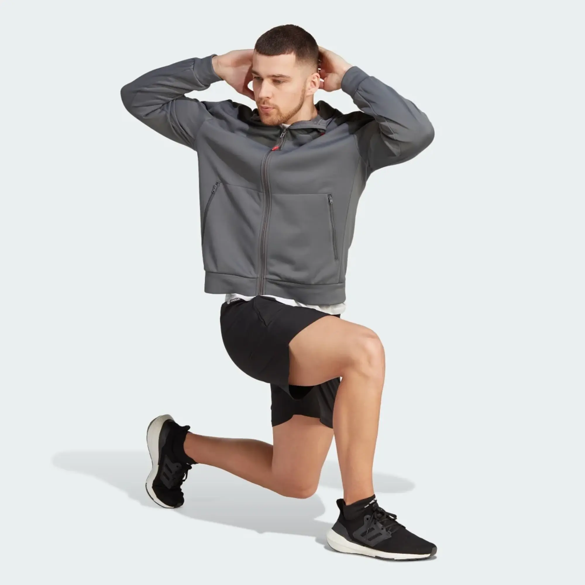 adidas Train Essentials Seasonal Training Full-Zip Hoodie