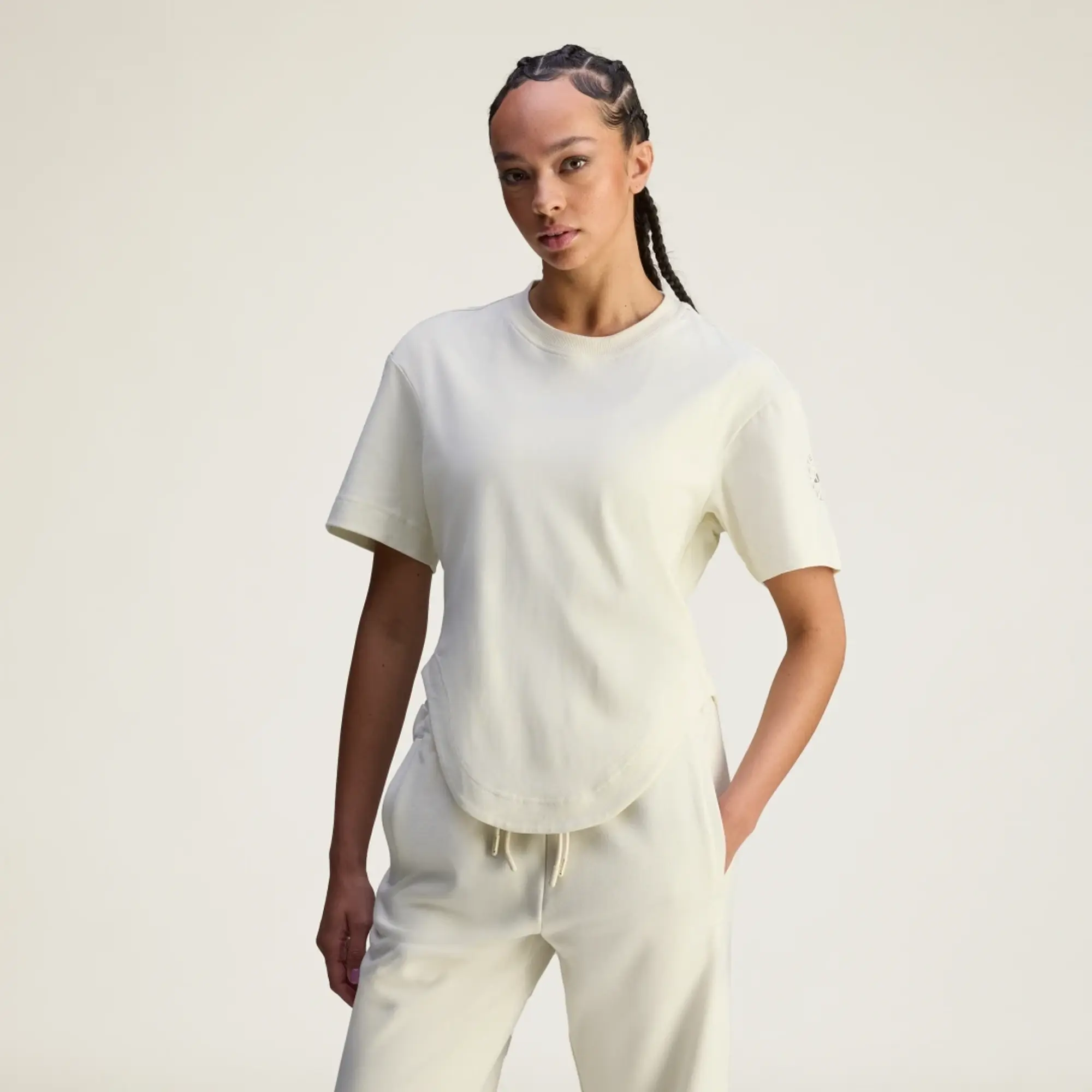 adidas adidas by Stella McCartney Sportswear Curved Hem T-Shirt