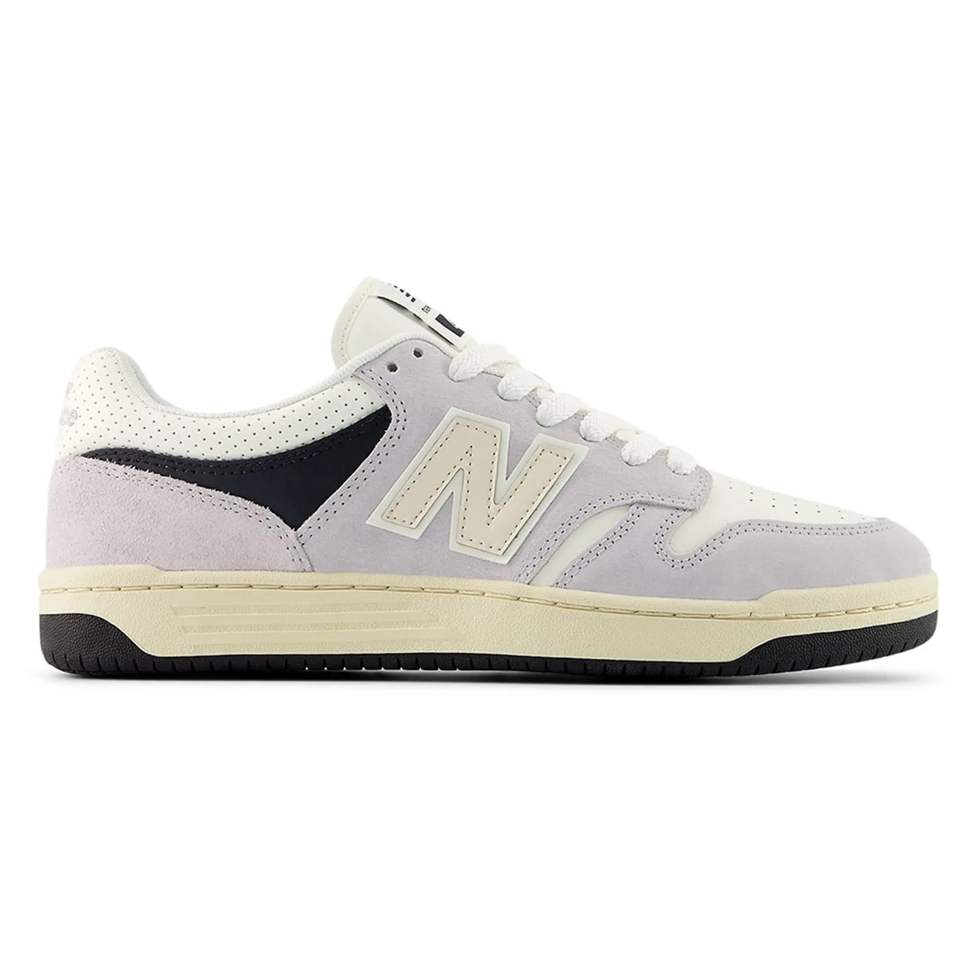 New Balance Men's 480 in Grey/White Suede/Mesh