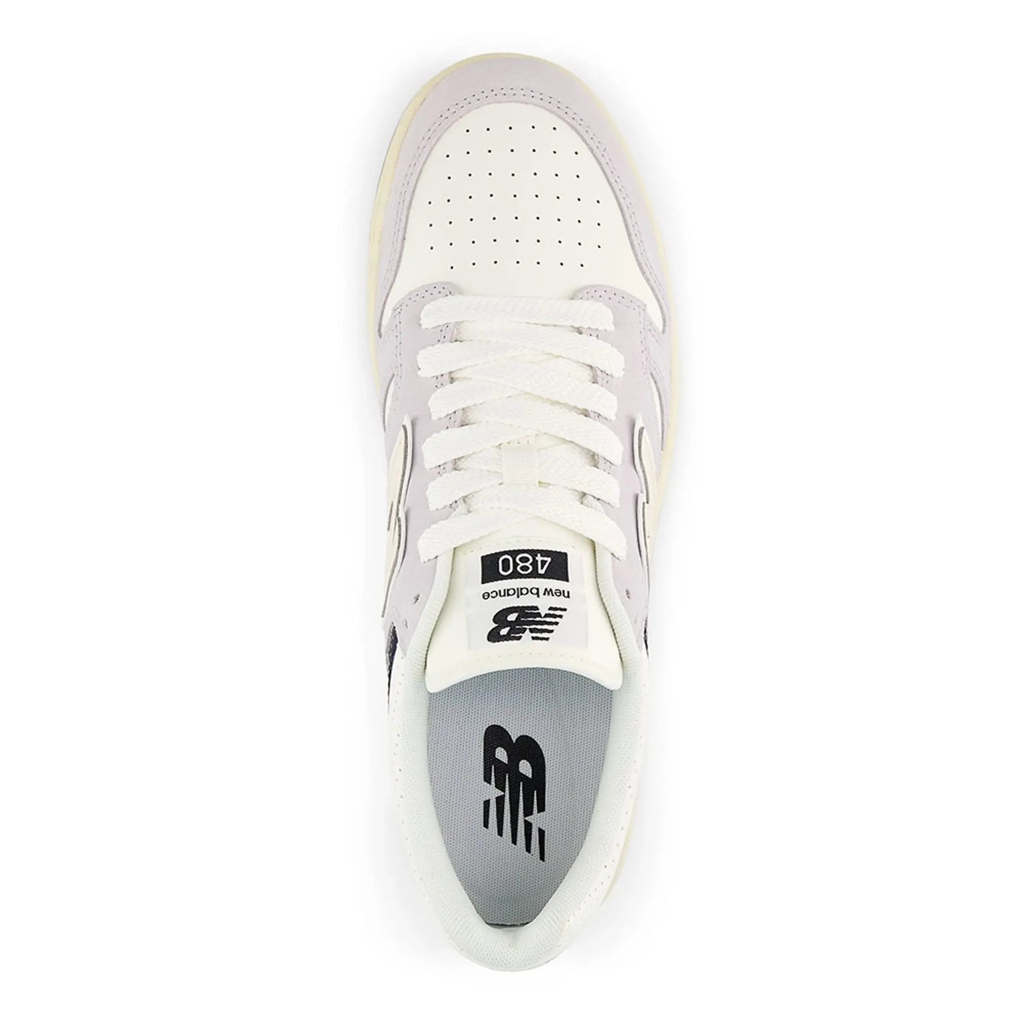 New Balance Men's 480 in Grey/White Suede/Mesh