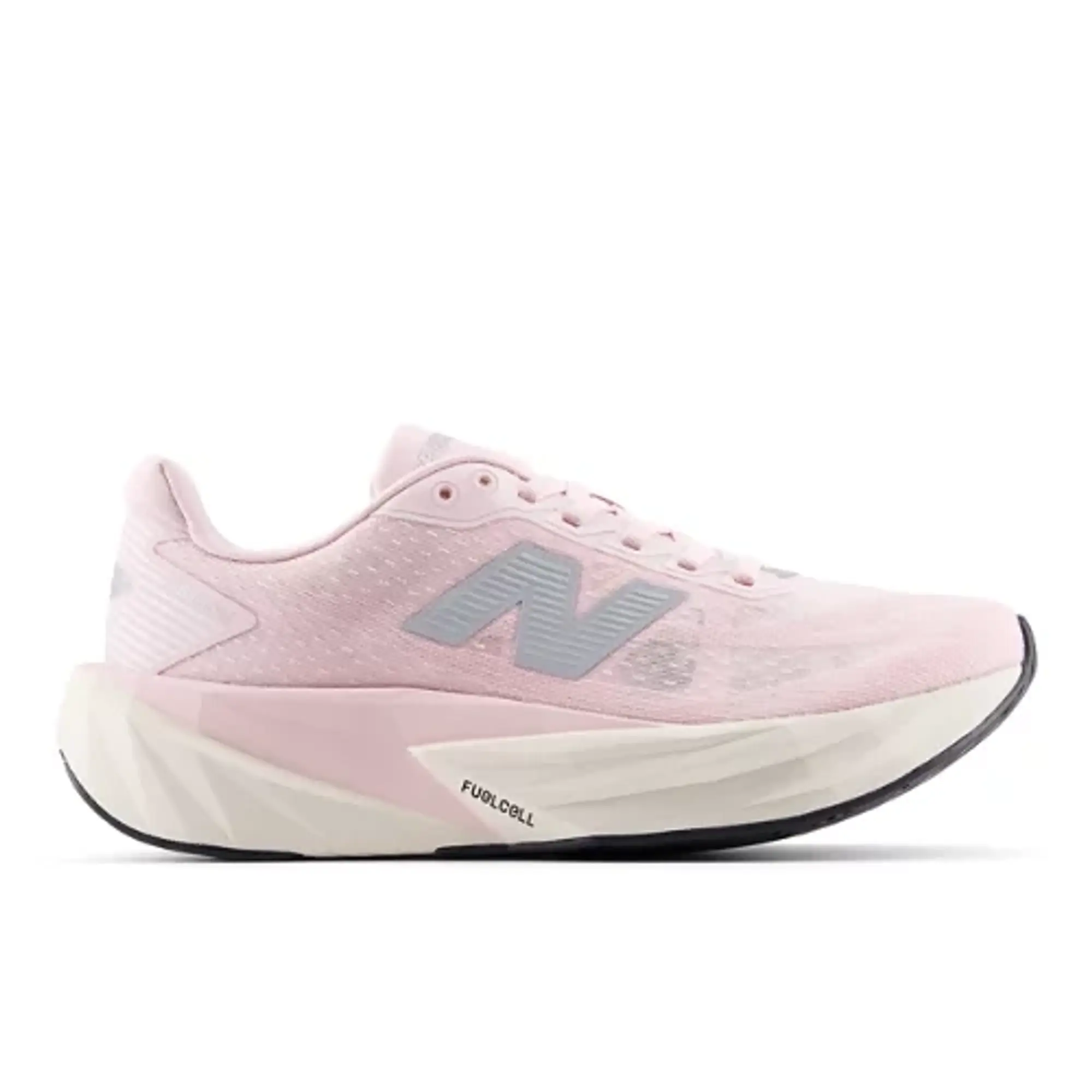 New Balance Women's FuelCell Rebel v5 in Pink/Grey/Beige Synthetic