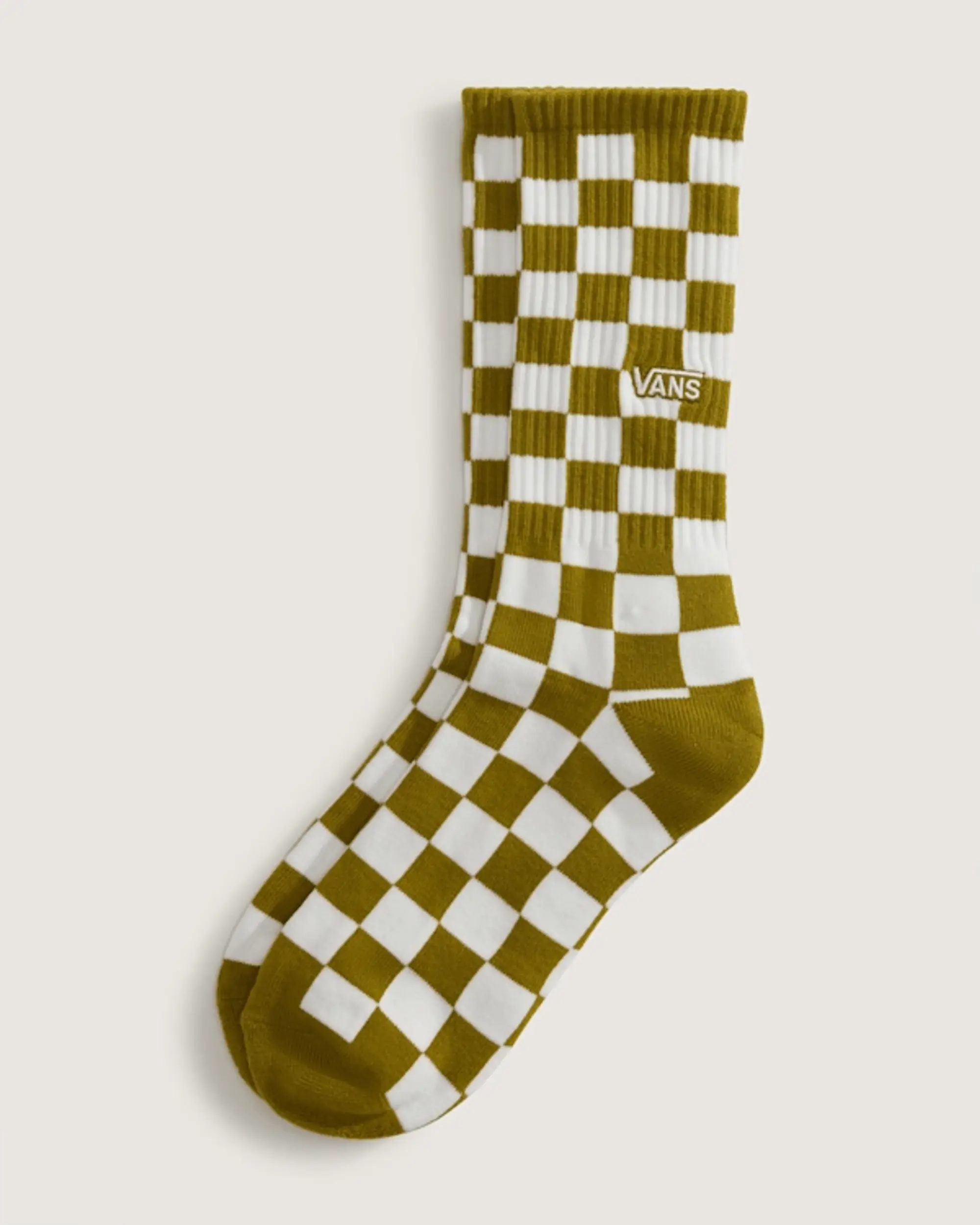Vans - Checkerboard Crew Socks (1 Pair), Man, Gold