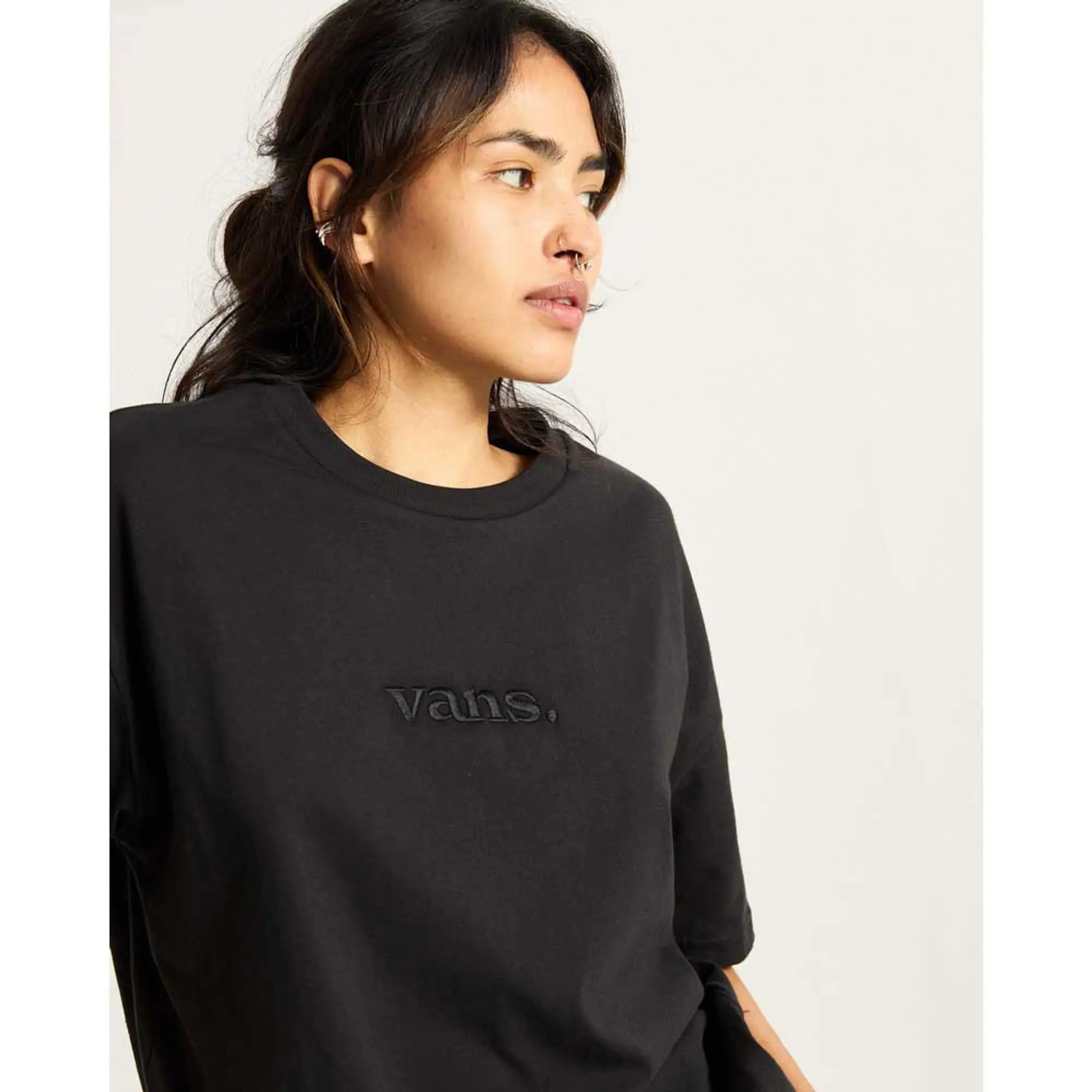 Vans - Essential T-Shirt, Woman, Black