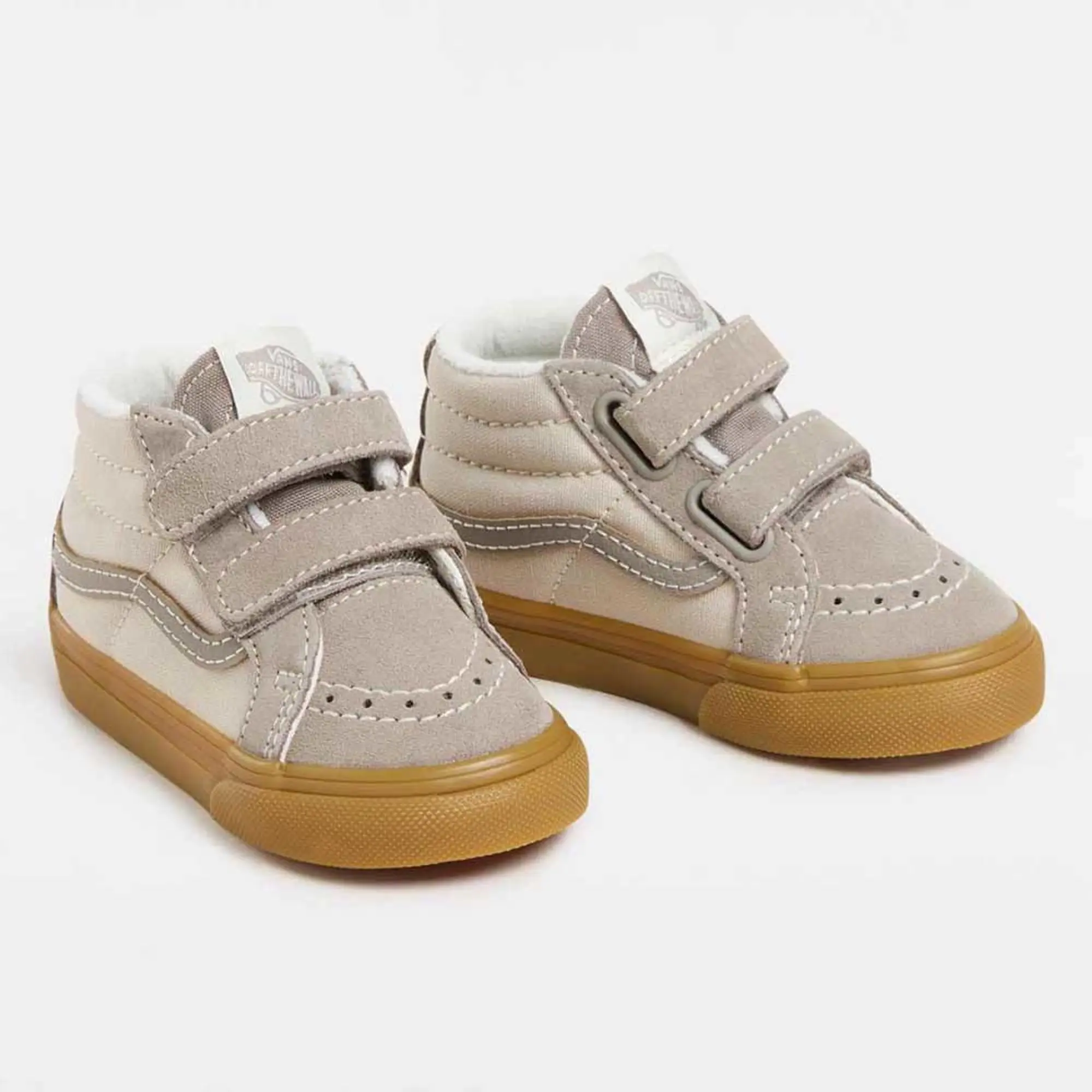 Vans - Toddler Sk8-Mid Shoes (1-4 Years), Grey