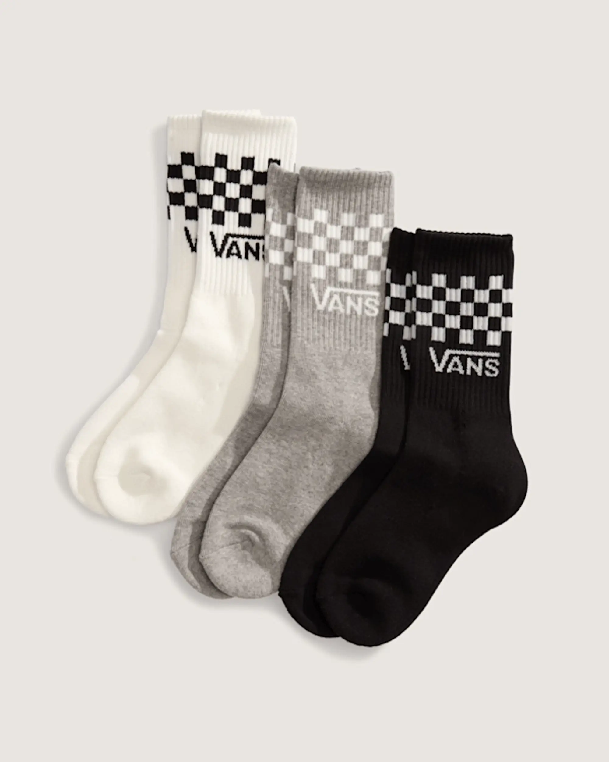 Vans - Classic Crew Socks (3 Pairs), Black