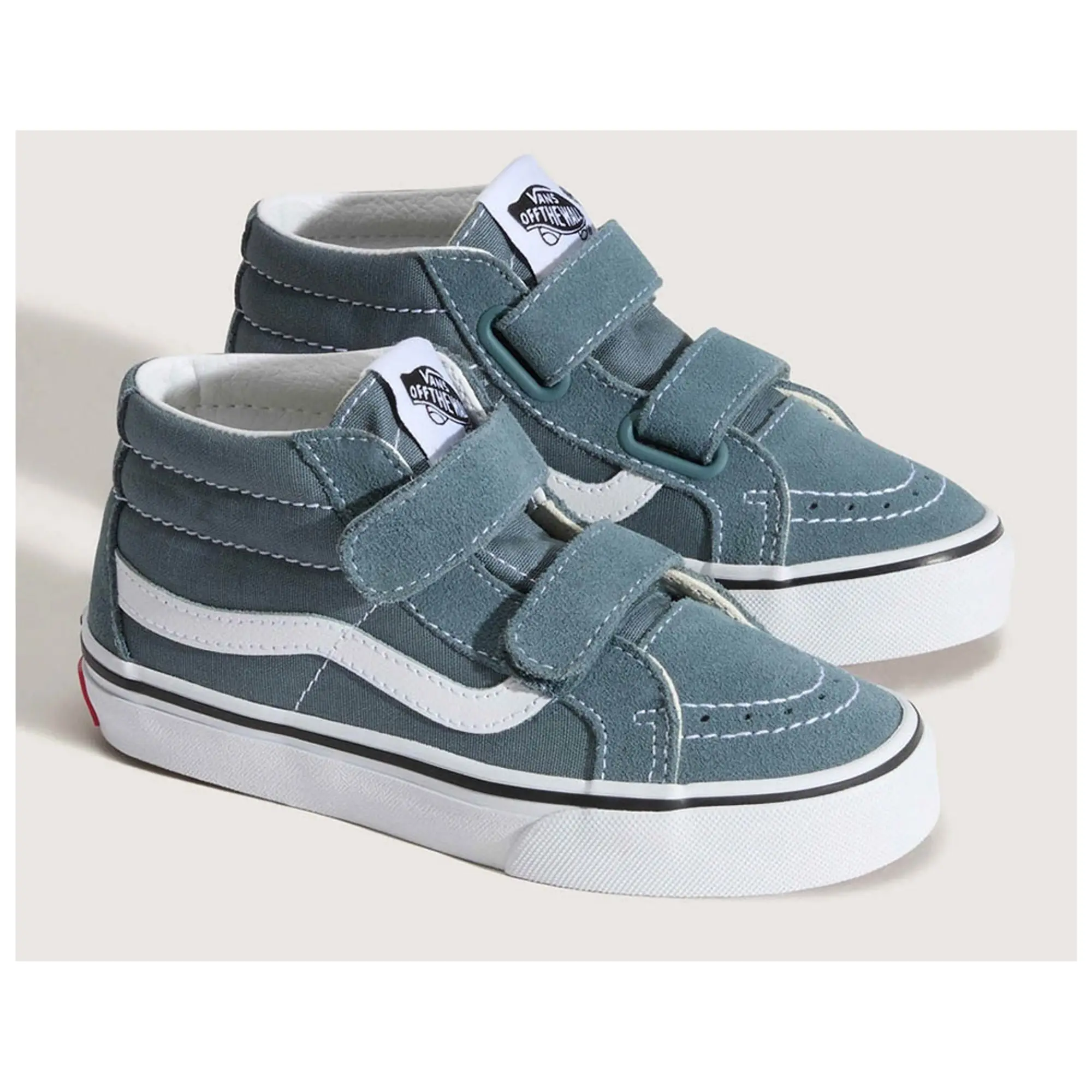 Vans - Kids Sk8-Mid Shoes (4-8 Years), Grey