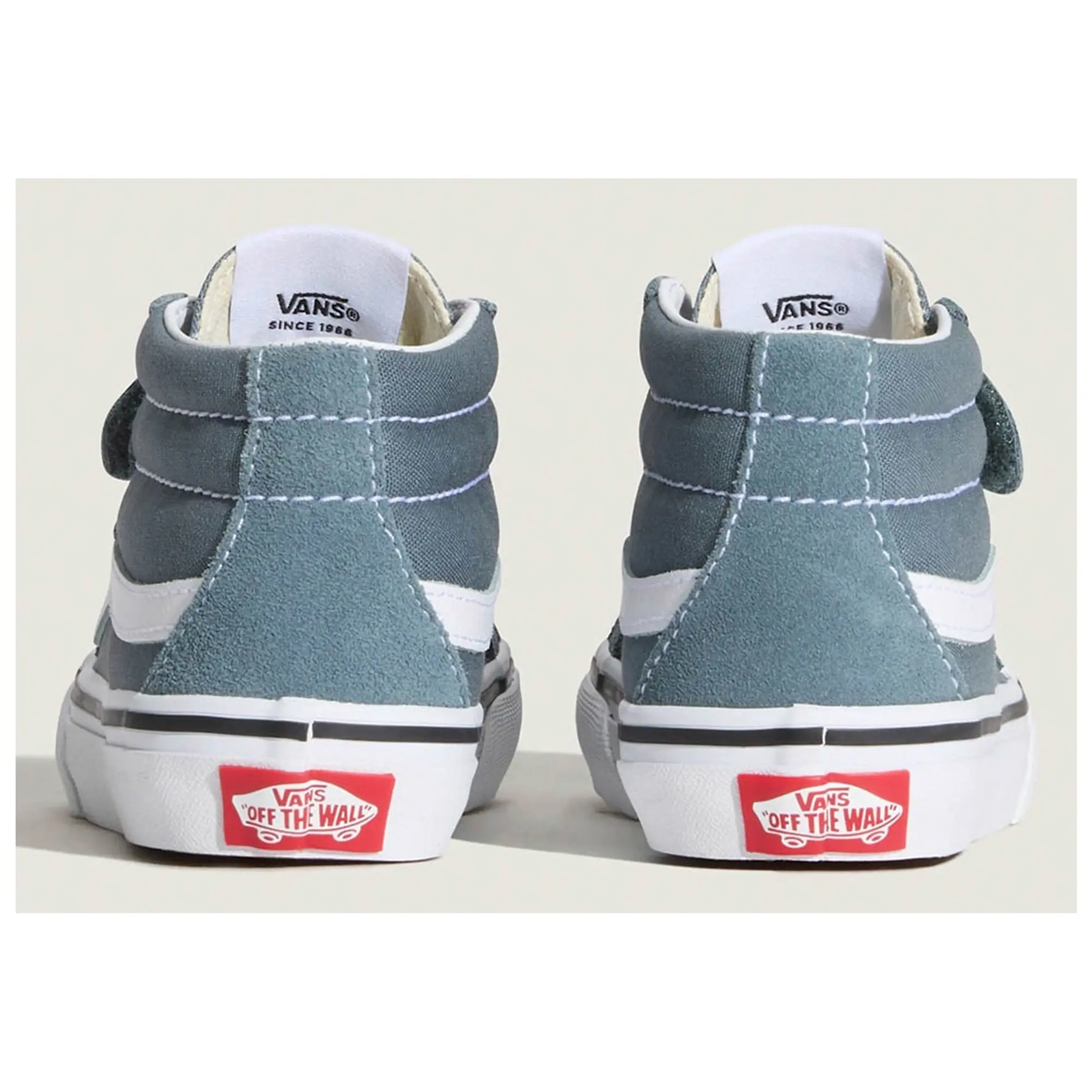 Vans - Kids Sk8-Mid Shoes (4-8 Years), Grey