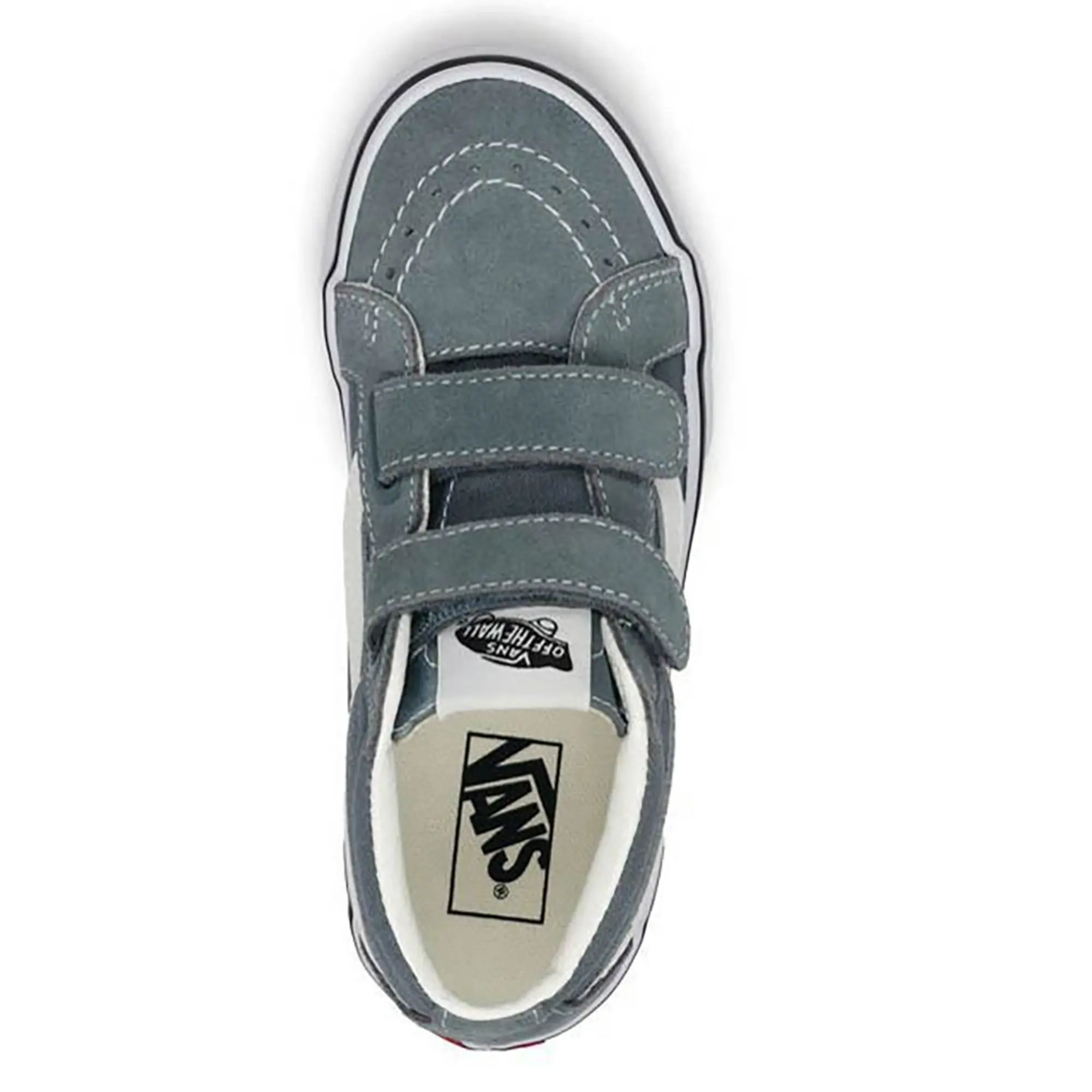 Vans - Kids Sk8-Mid Shoes (4-8 Years), Grey