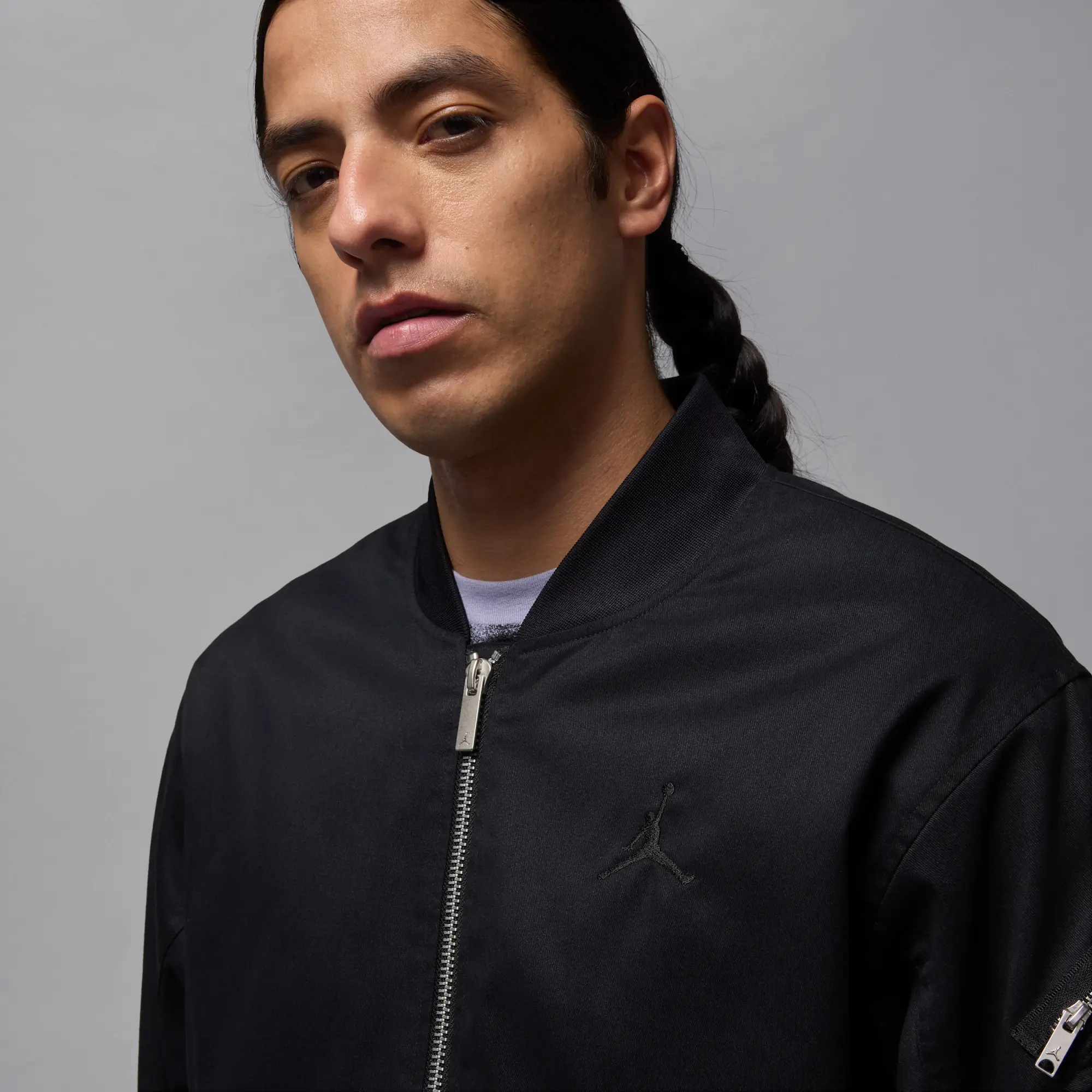 Nike Jordan Essentials Renegade Men's Lightweight Jacket - Black - Polyester/Cotton