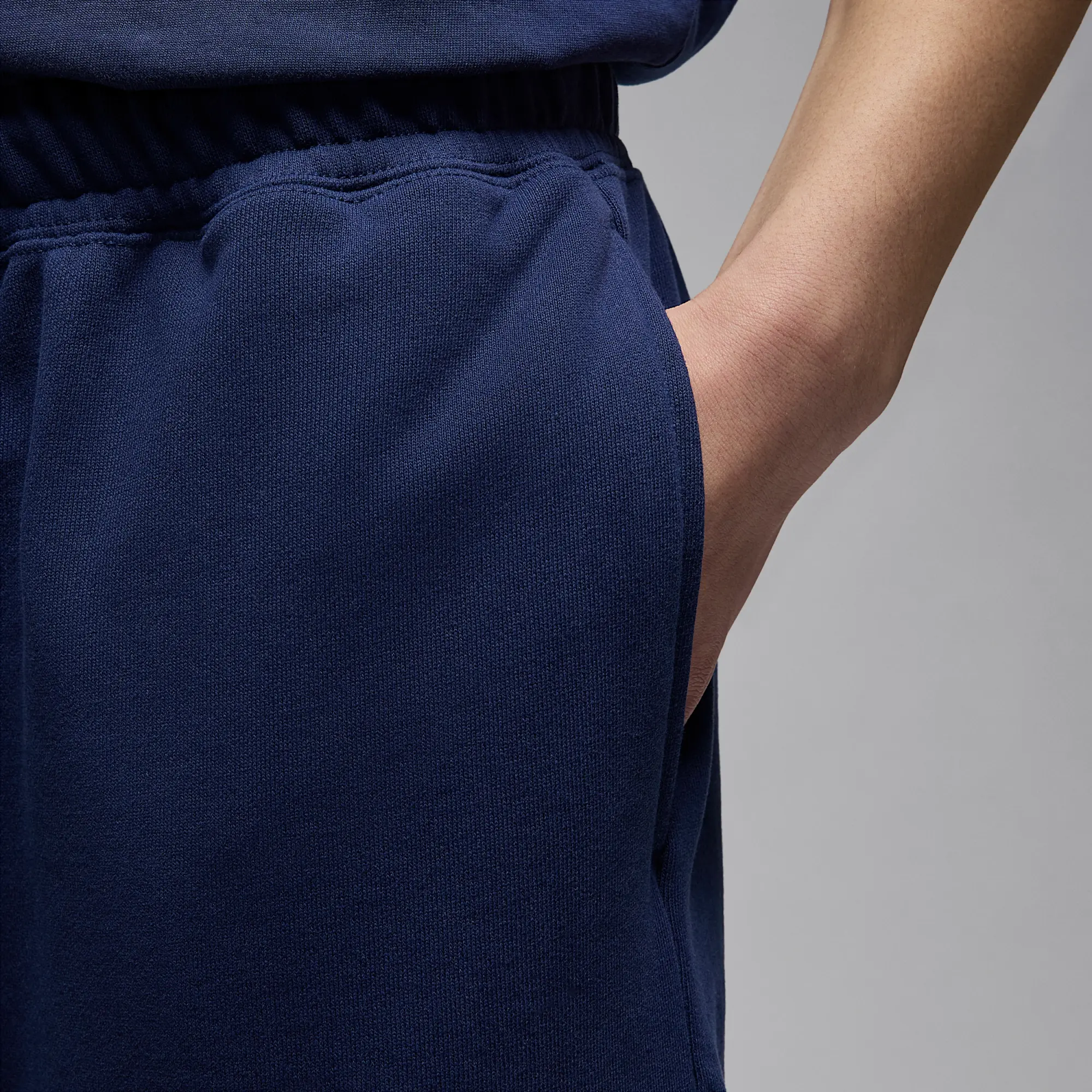 Nike Jordan Flight Fleece Men's Diamond Shorts - Blue - Cotton