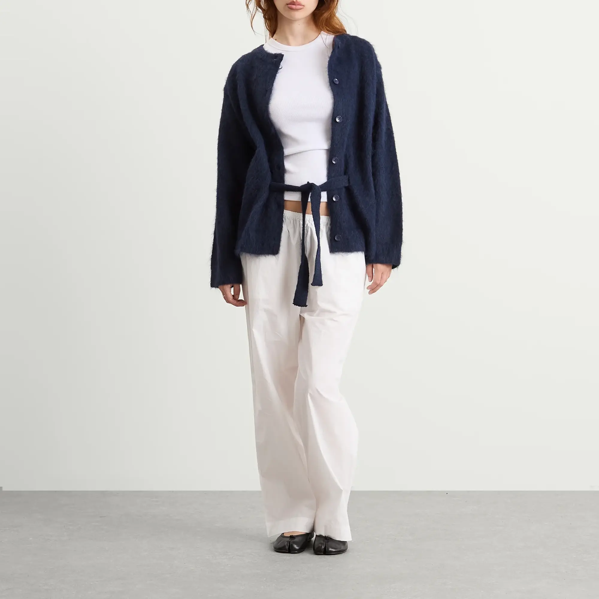 Deiji Studios Women's Ease Trousers White