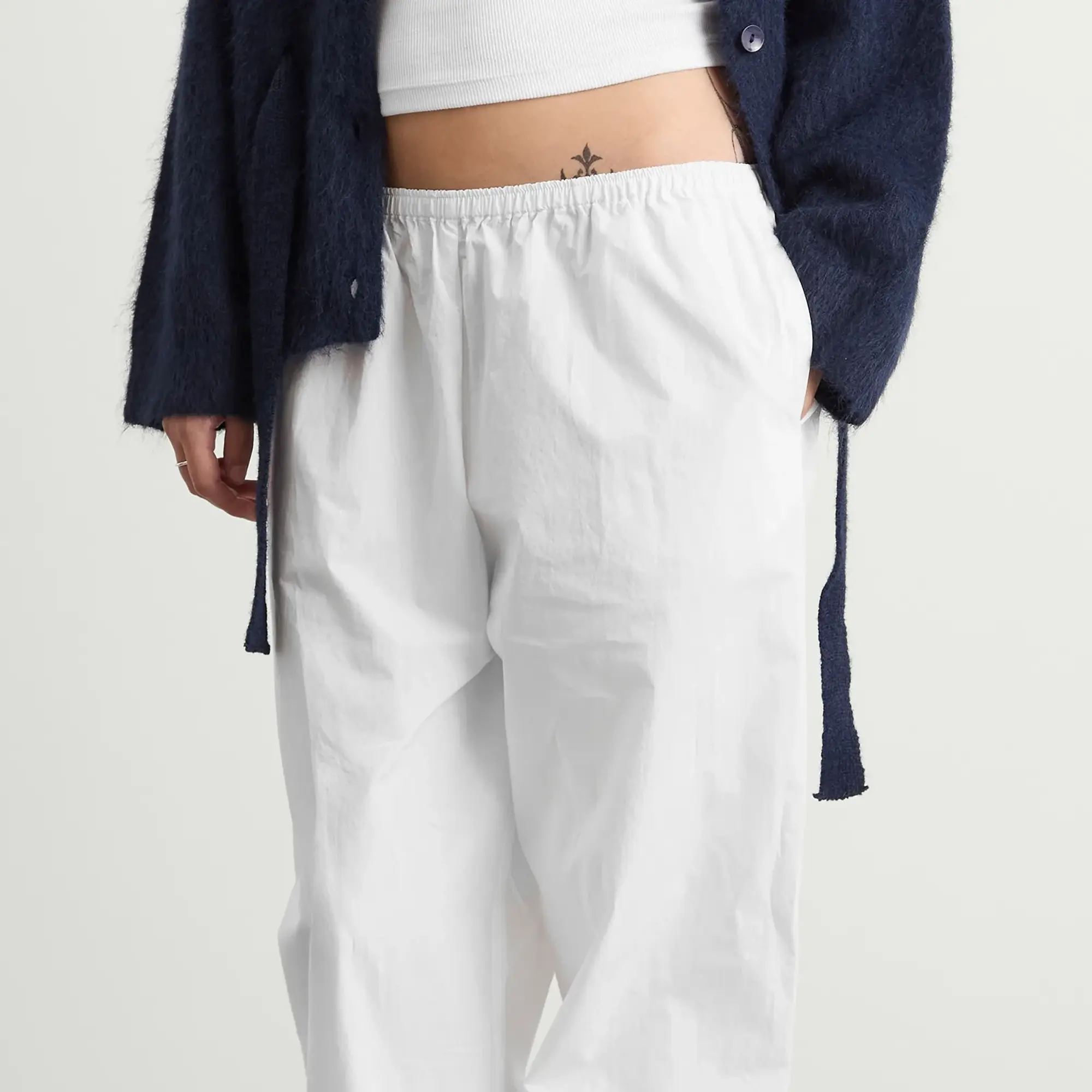 Deiji Studios Women's Ease Trousers White