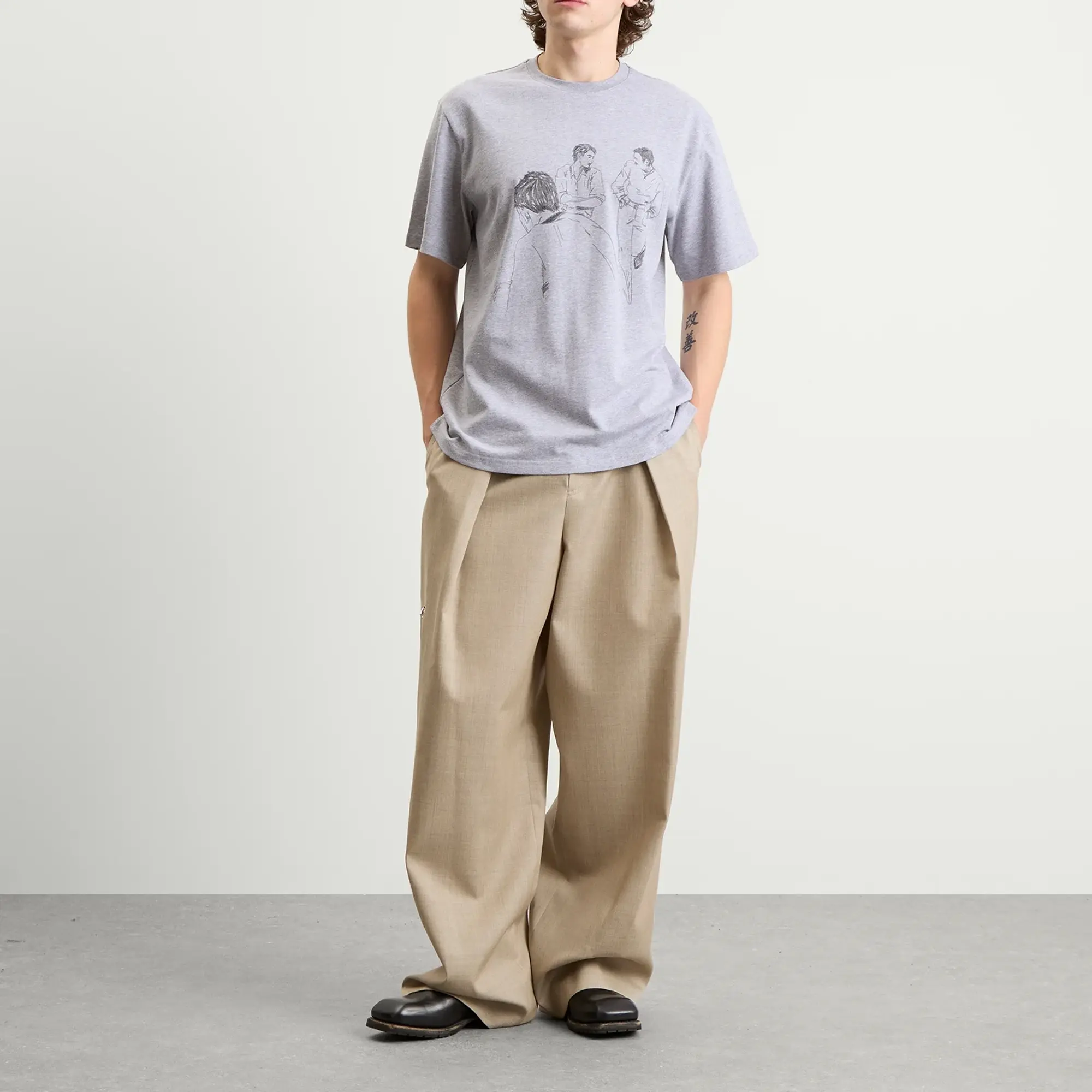 JW Anderson Men's Tailored Trousers Clay Melange