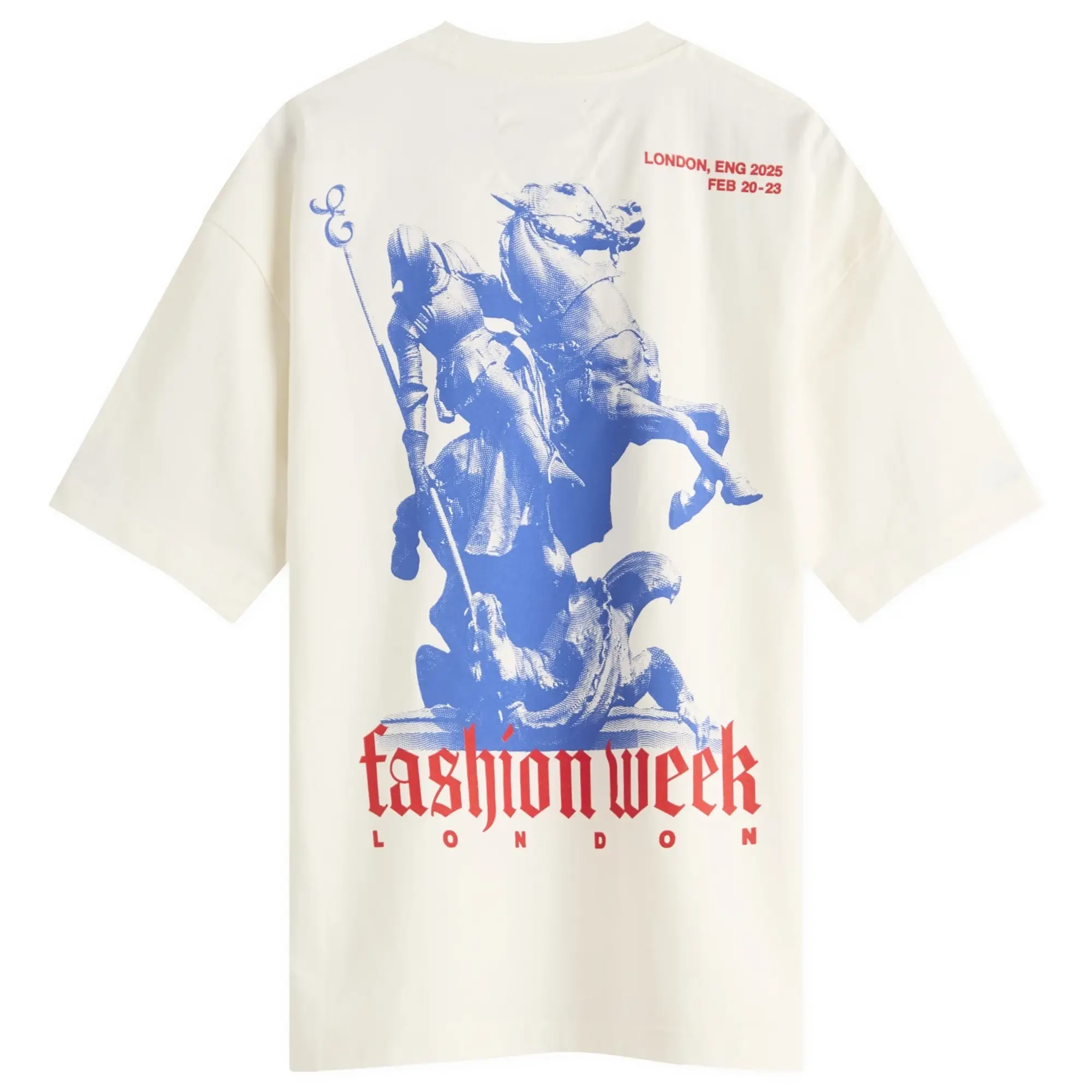 END. SS26 London Fashion Week T-Shirt Ecru