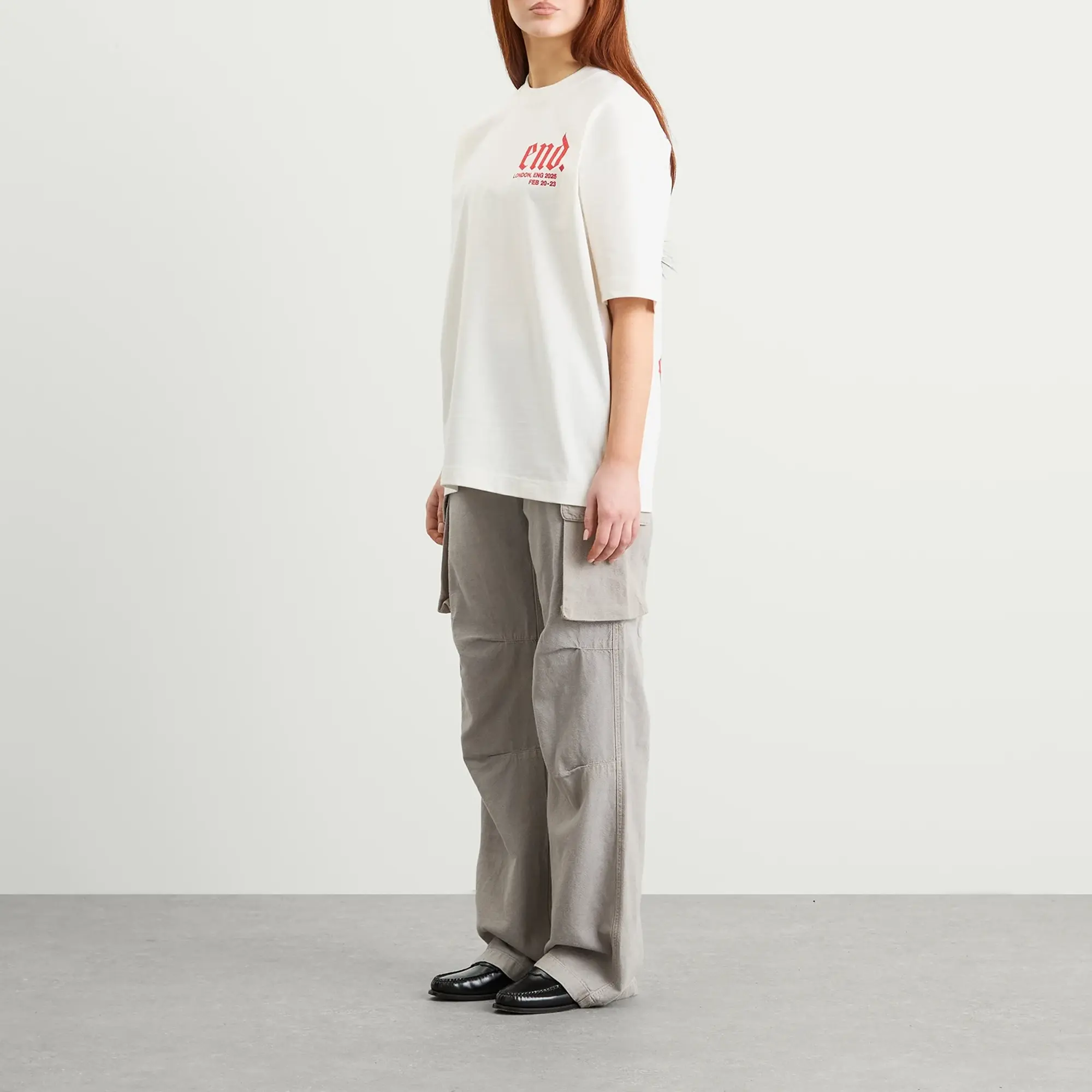END. SS26 London Fashion Week T-Shirt Ecru