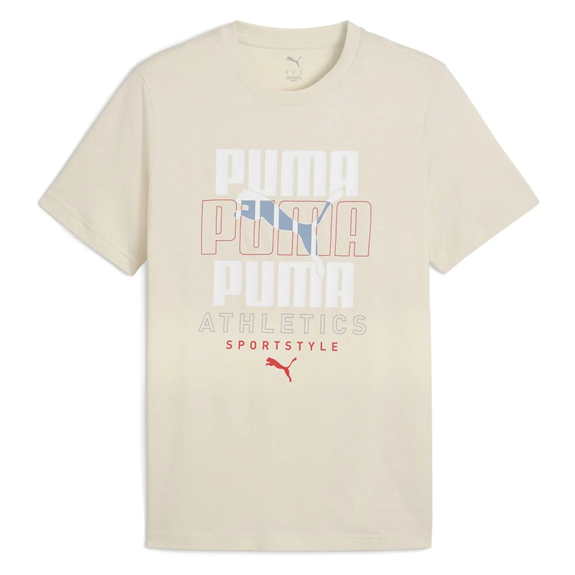 Puma Graphic Stacked Graphic Short Sleeve T-shirt