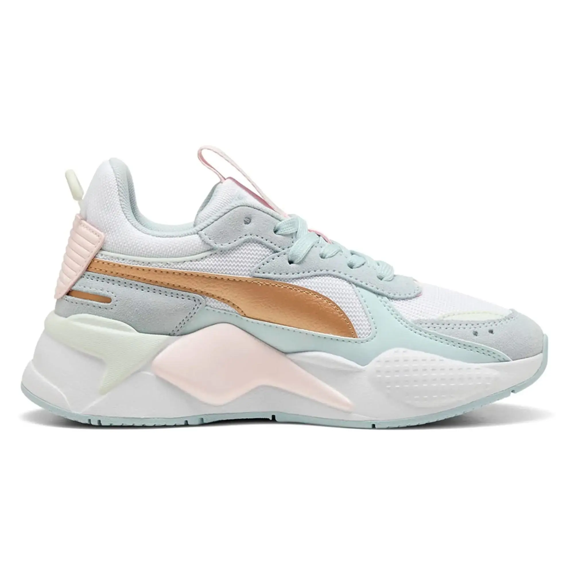 PUMA RS-X Metallic Sneakers Youth, White/Sea Glass