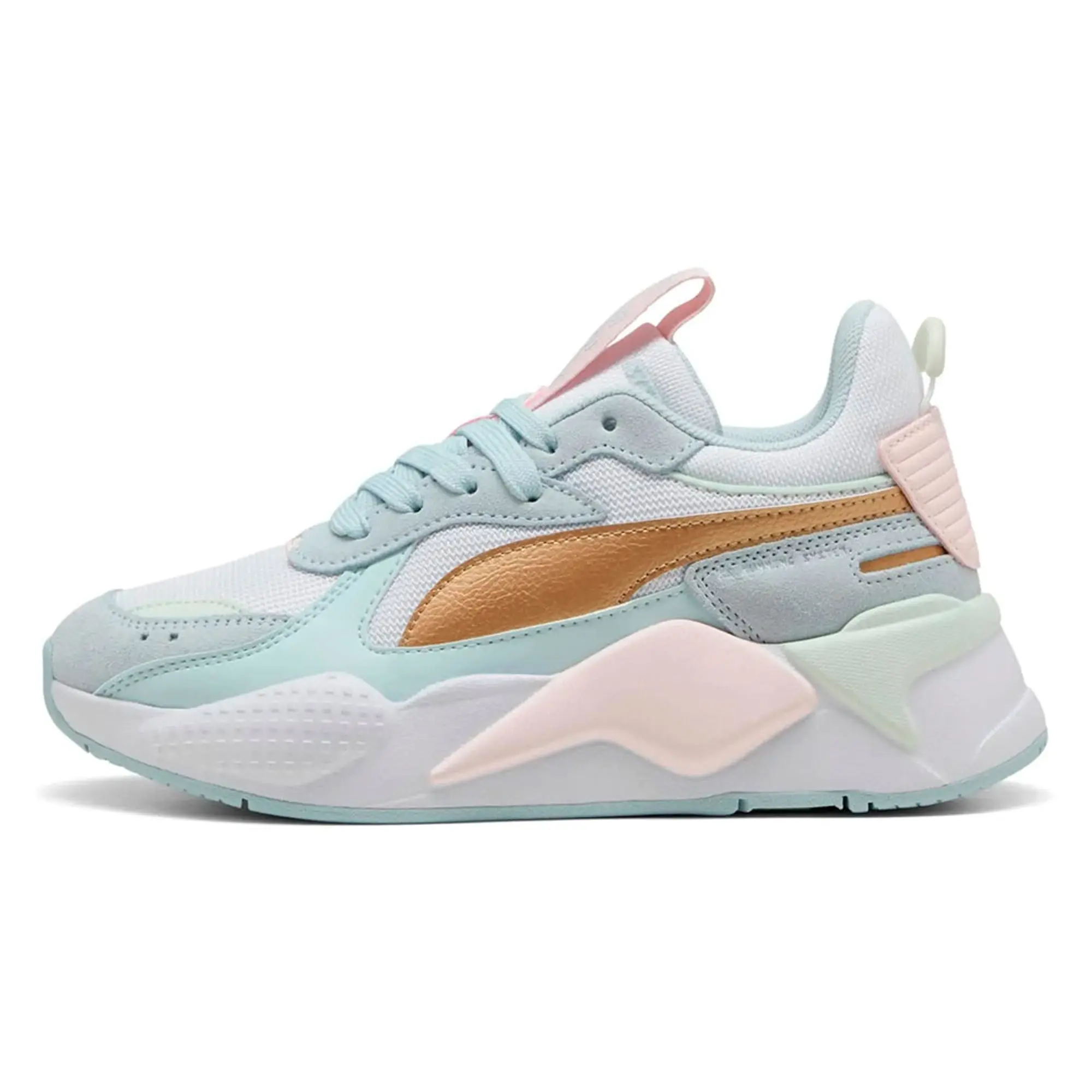 PUMA RS-X Metallic Sneakers Youth, White/Sea Glass