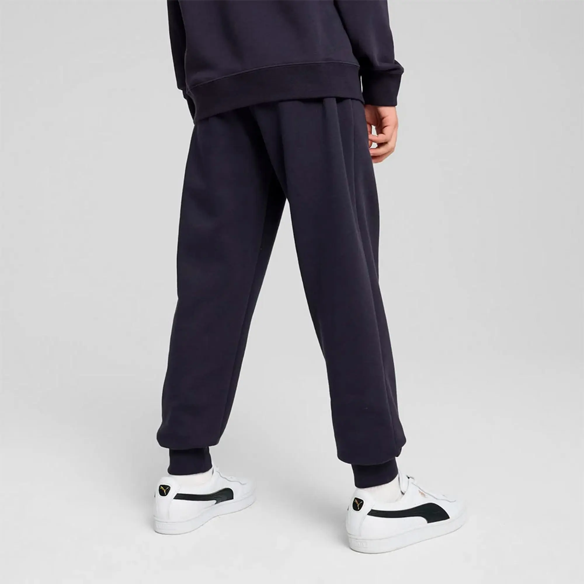 PUMA Ess No. 1 Logo Fleece Sweatpants Youth, Dark Blue