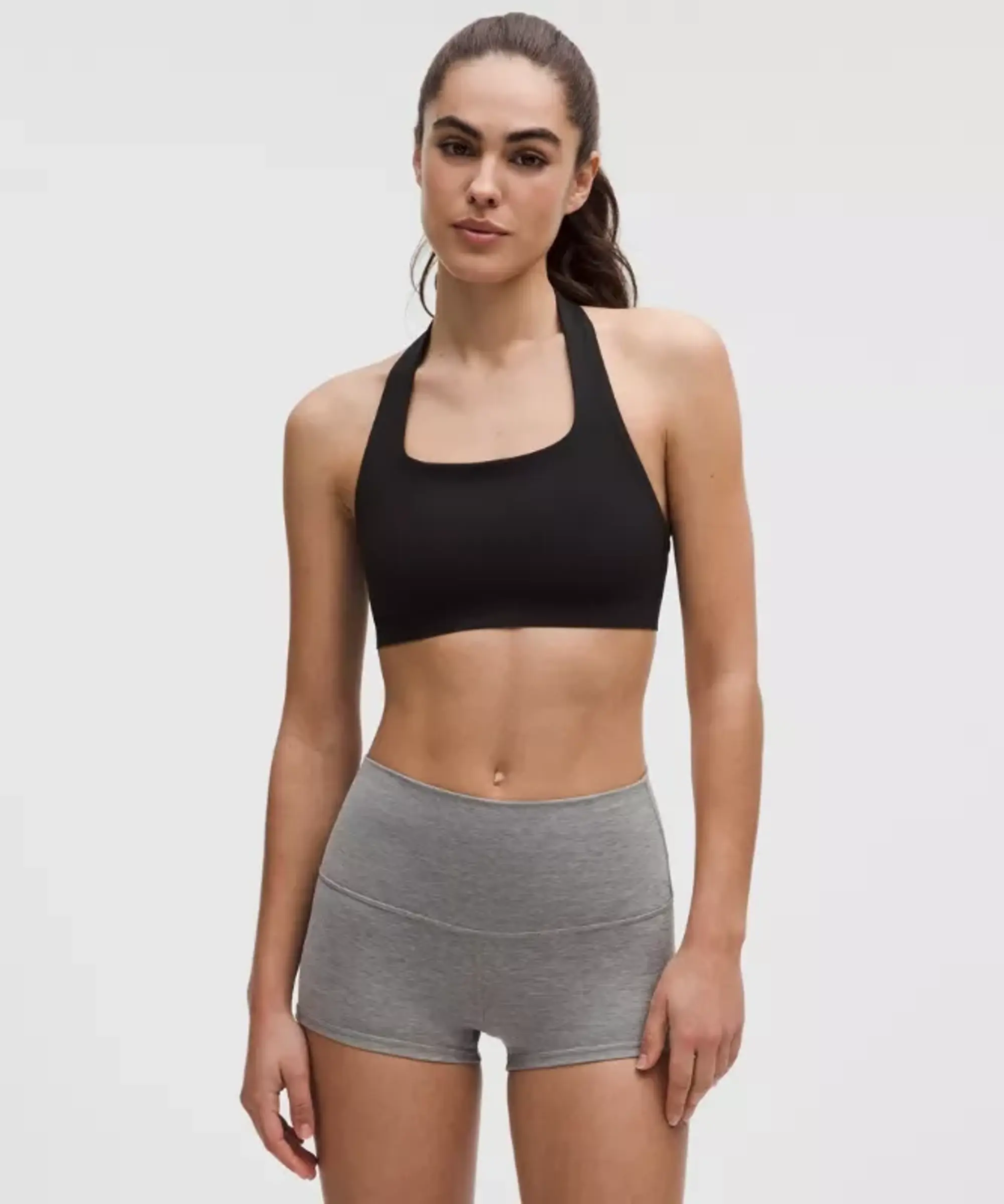 lululemon – Women's FlexyFlex T-Back Yoga Sports Bra Light Support, A-C Cups – Color Black – Size L/XL