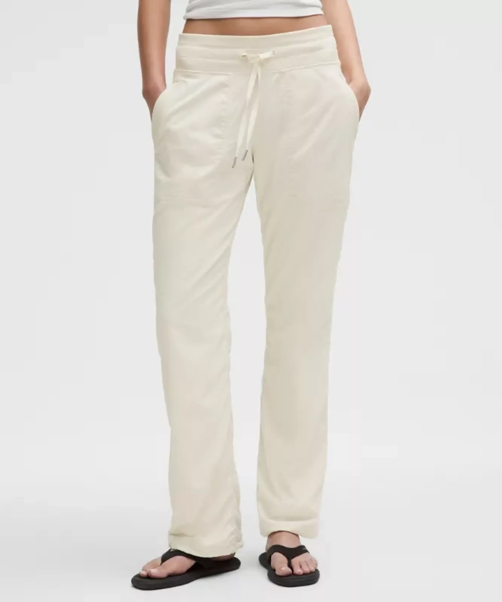 lululemon – Women's Dance Studio Mid-Rise Pants Regular – Color White – Size 0