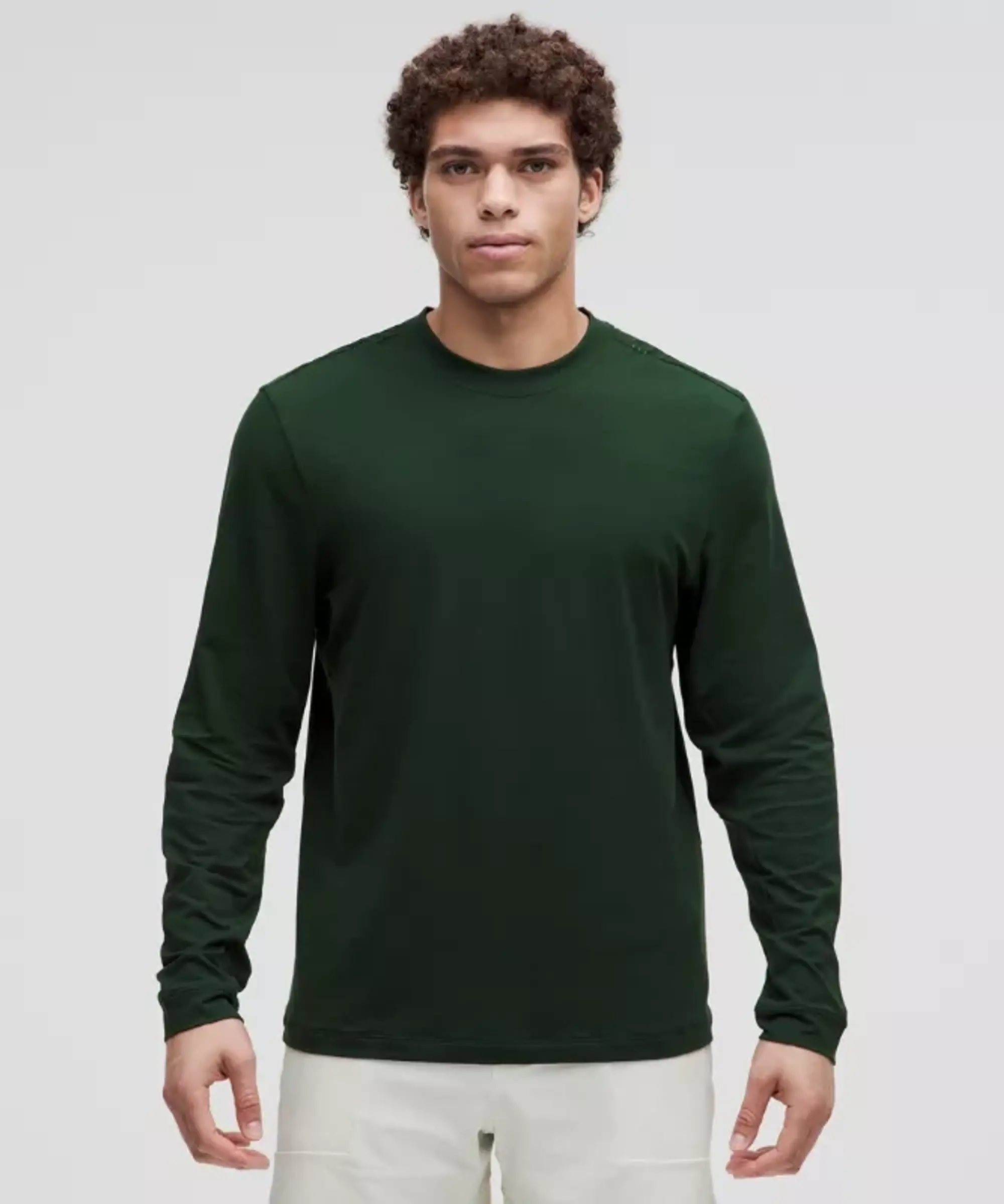 lululemon – Men's Zeroed In Long-Sleeve Shirt – Color Green – Size L