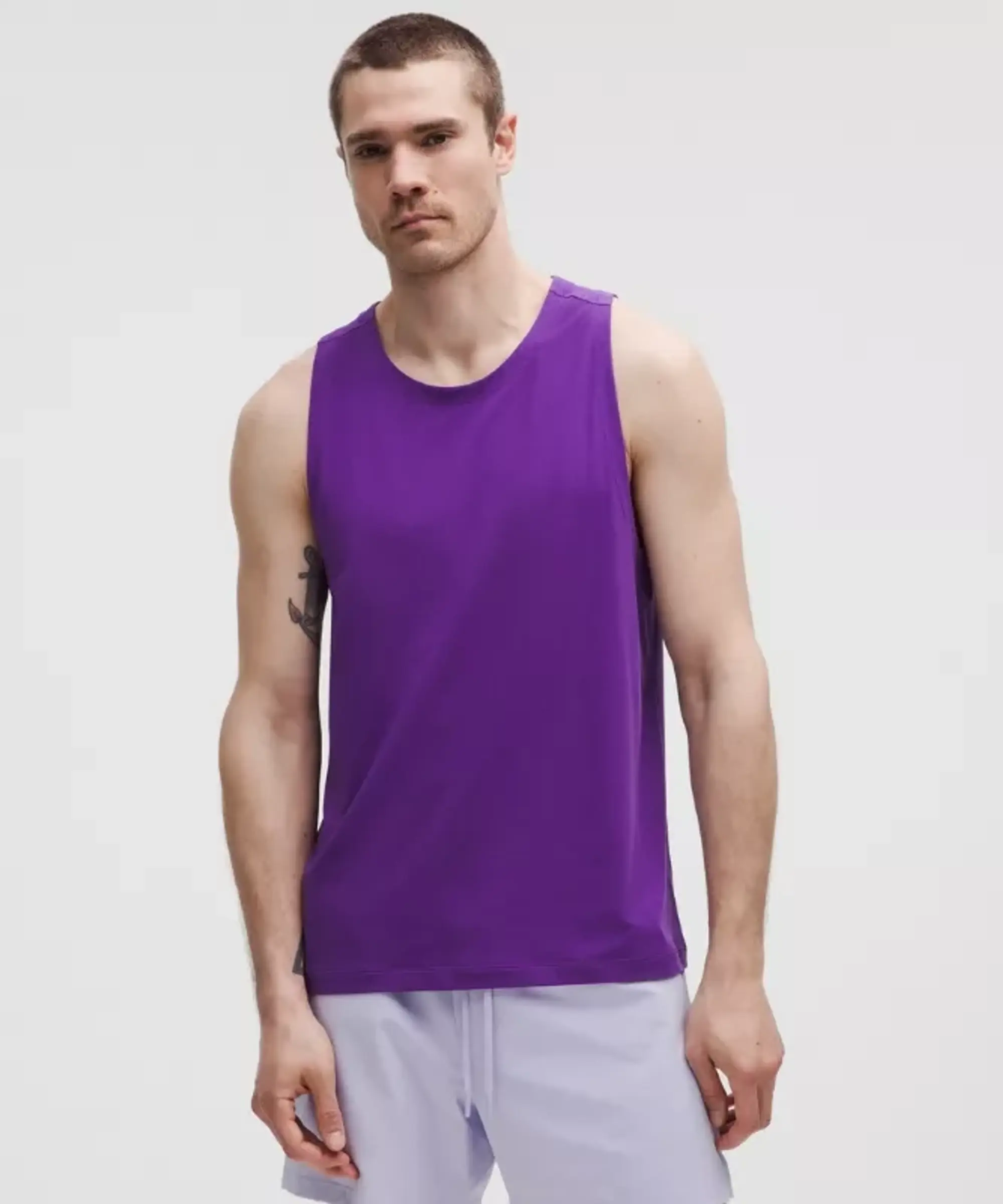 lululemon – Men's Zeroed In Tank Top – Color Purple – Size L