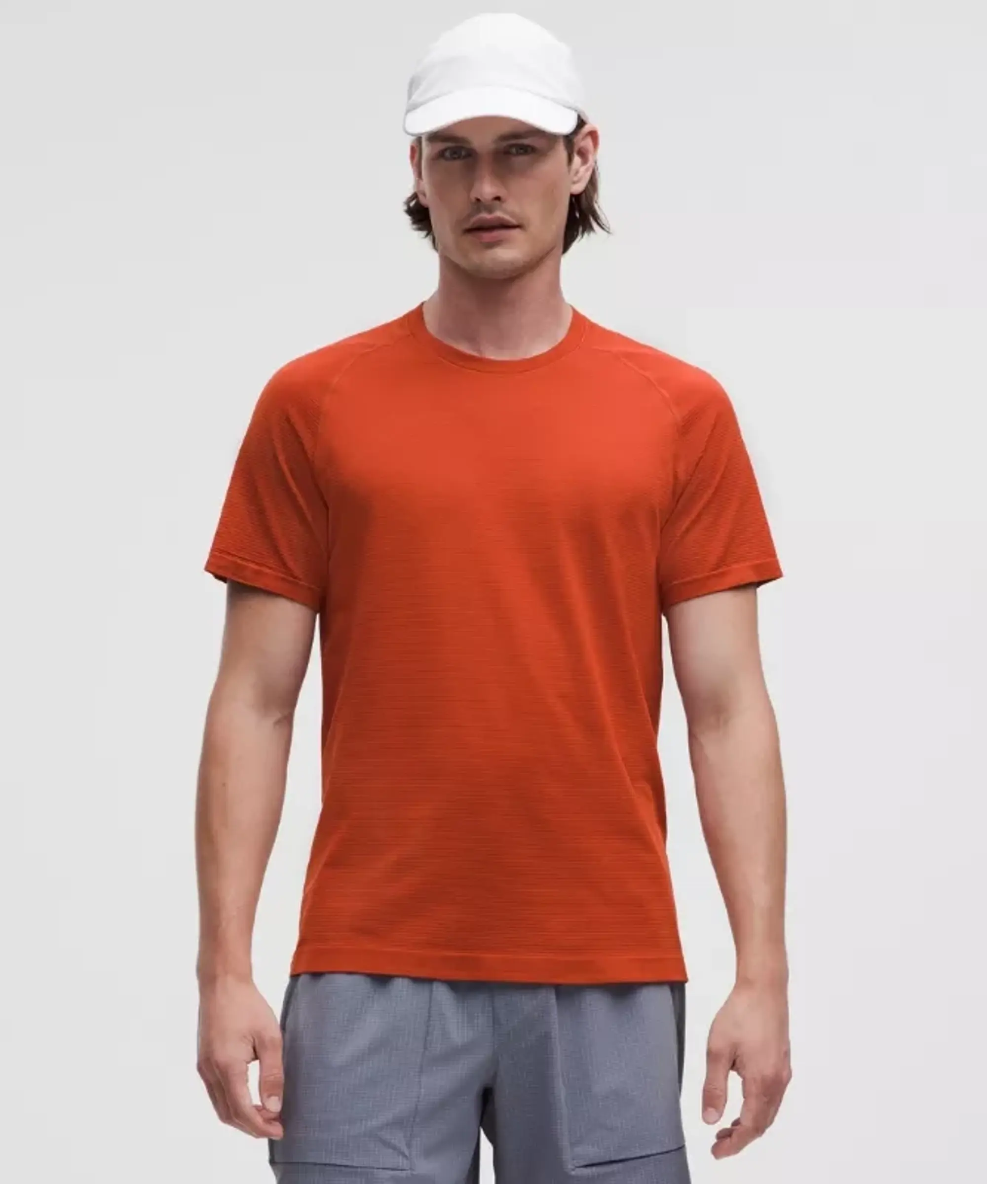 lululemon – Men's Metal Vent Tech Short-Sleeve Shirt – Color Orange – Size L