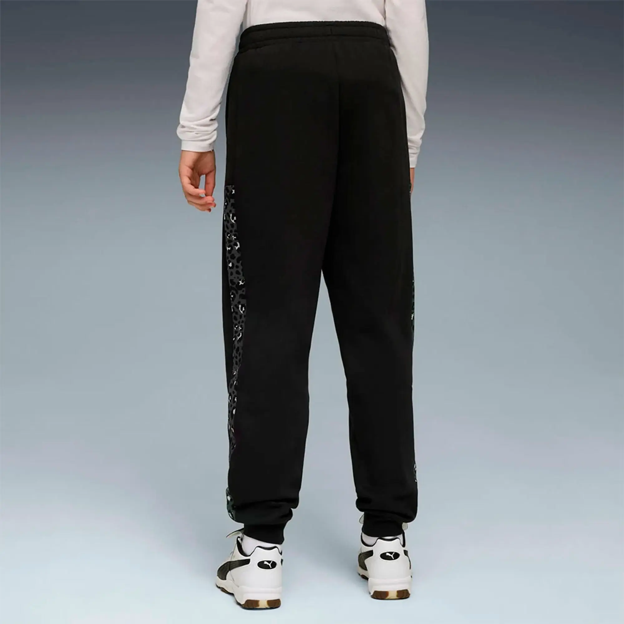 PUMA Essentials Graphic Animal High-Waist Sweatpants Youth, Black