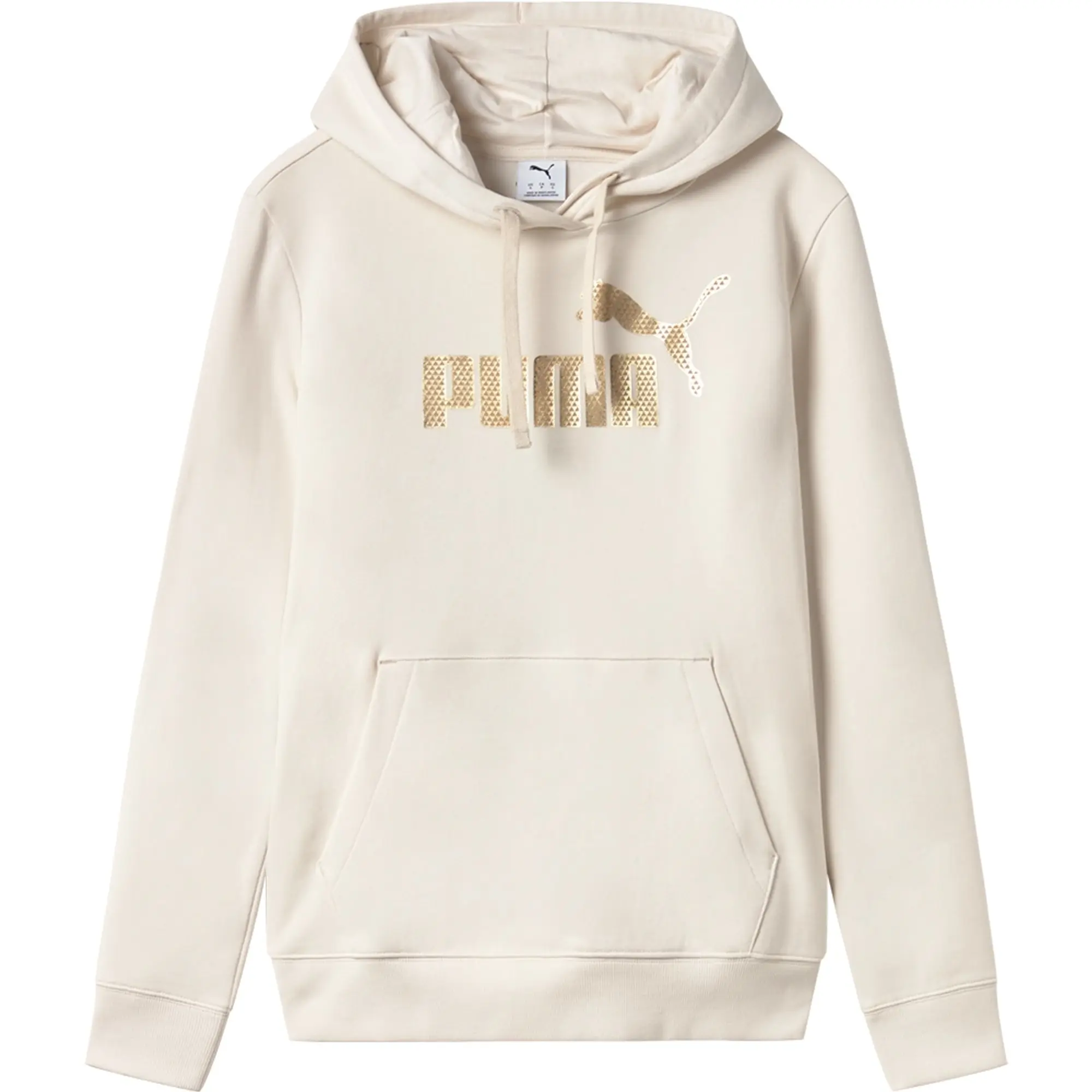 Puma Essentials+ Textured Foil Big Logo Hoodie
