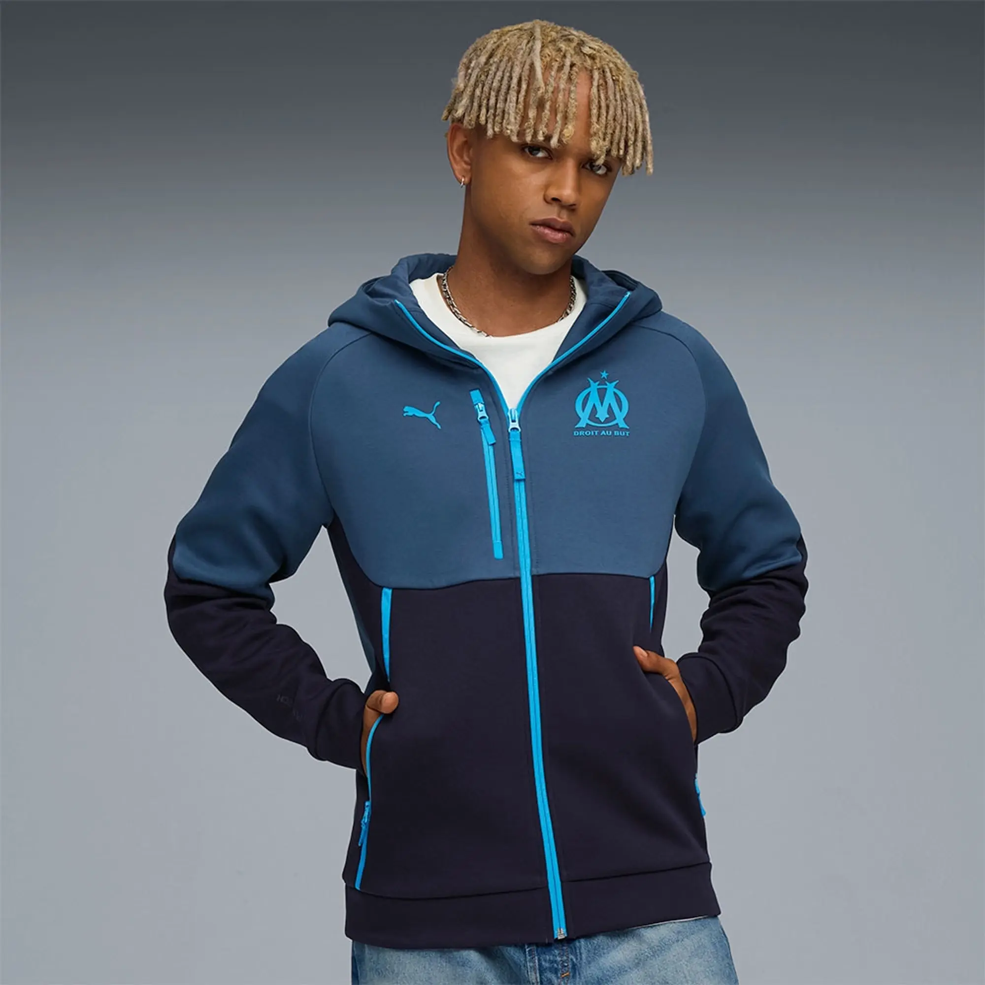Puma Olympique Marseille Tech Tracksuit Jacket