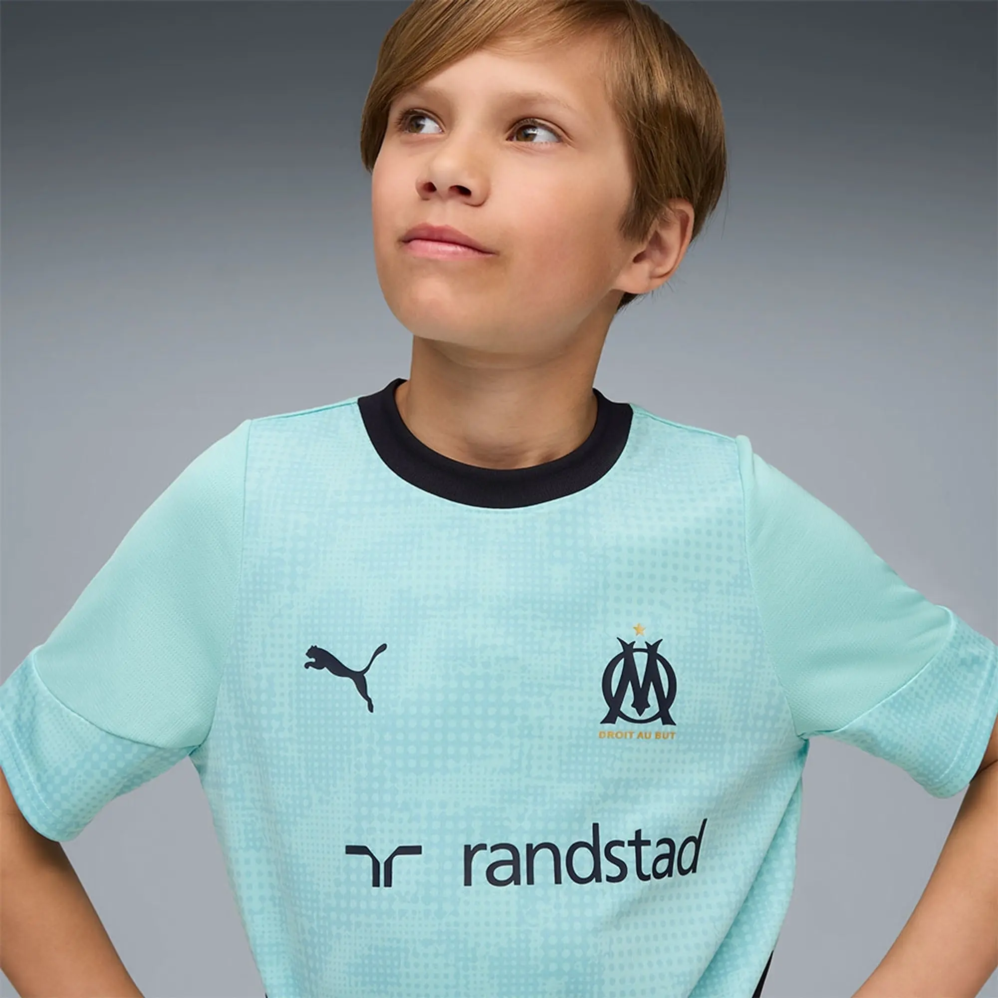 Puma Olympique Marseille 24/25 Training Junior Short Sleeve T-shirt