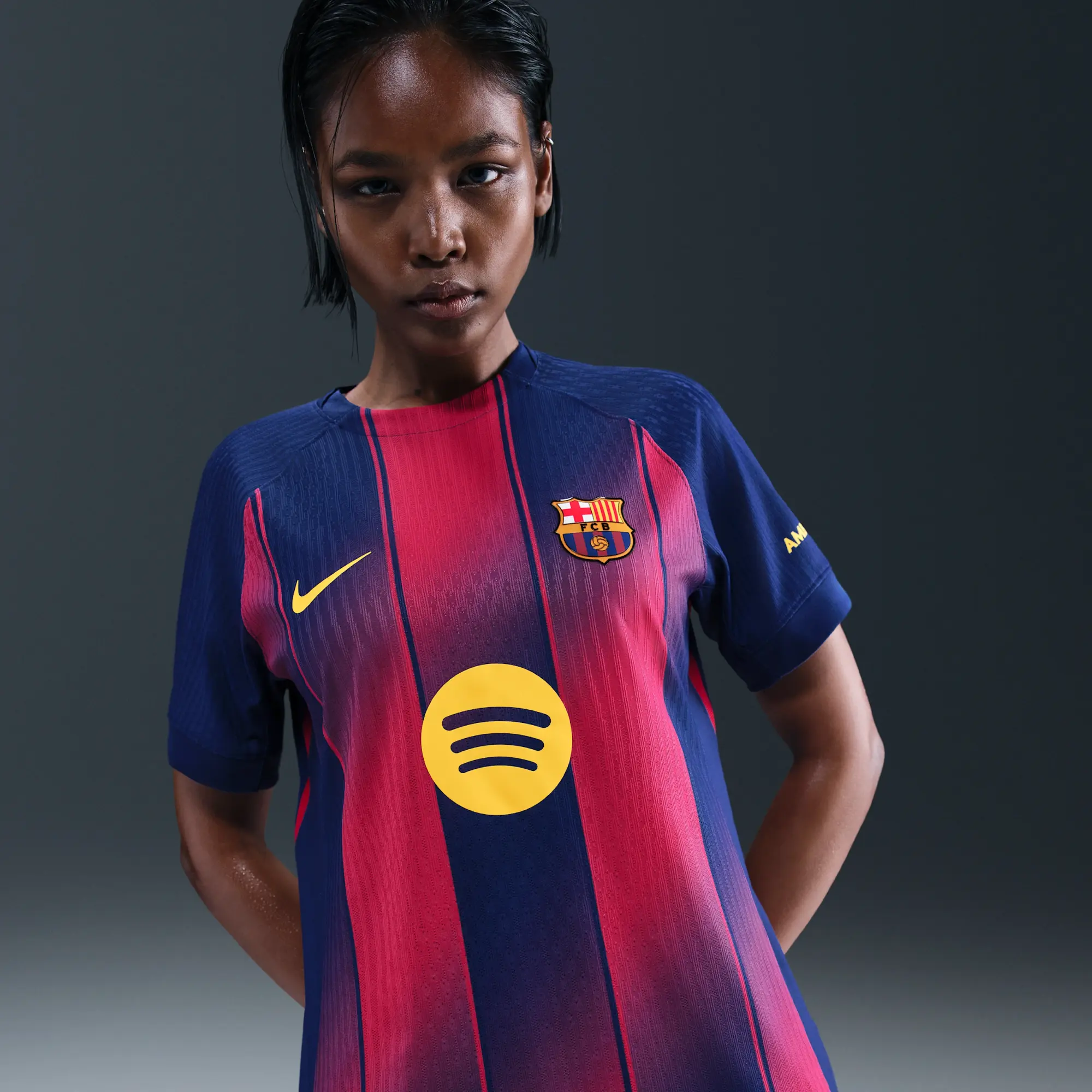F.C. Barcelona 2025/26 Match Home Women's Nike Dri-FIT ADV Football Authentic Shirt - Blue - Polyester