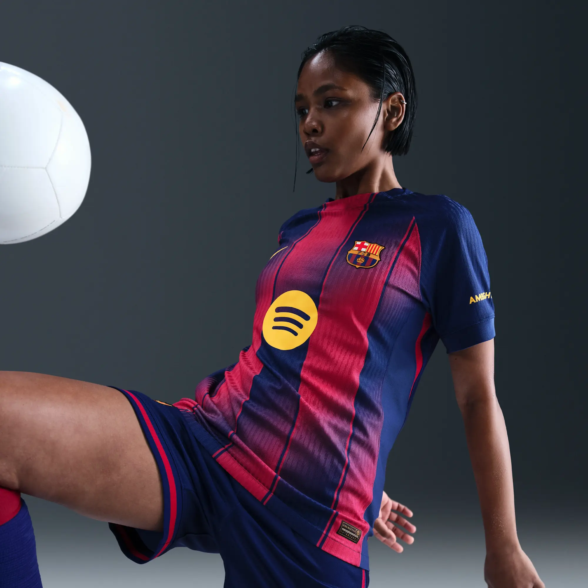 F.C. Barcelona 2025/26 Match Home Women's Nike Dri-FIT ADV Football Authentic Shirt - Blue - Polyester