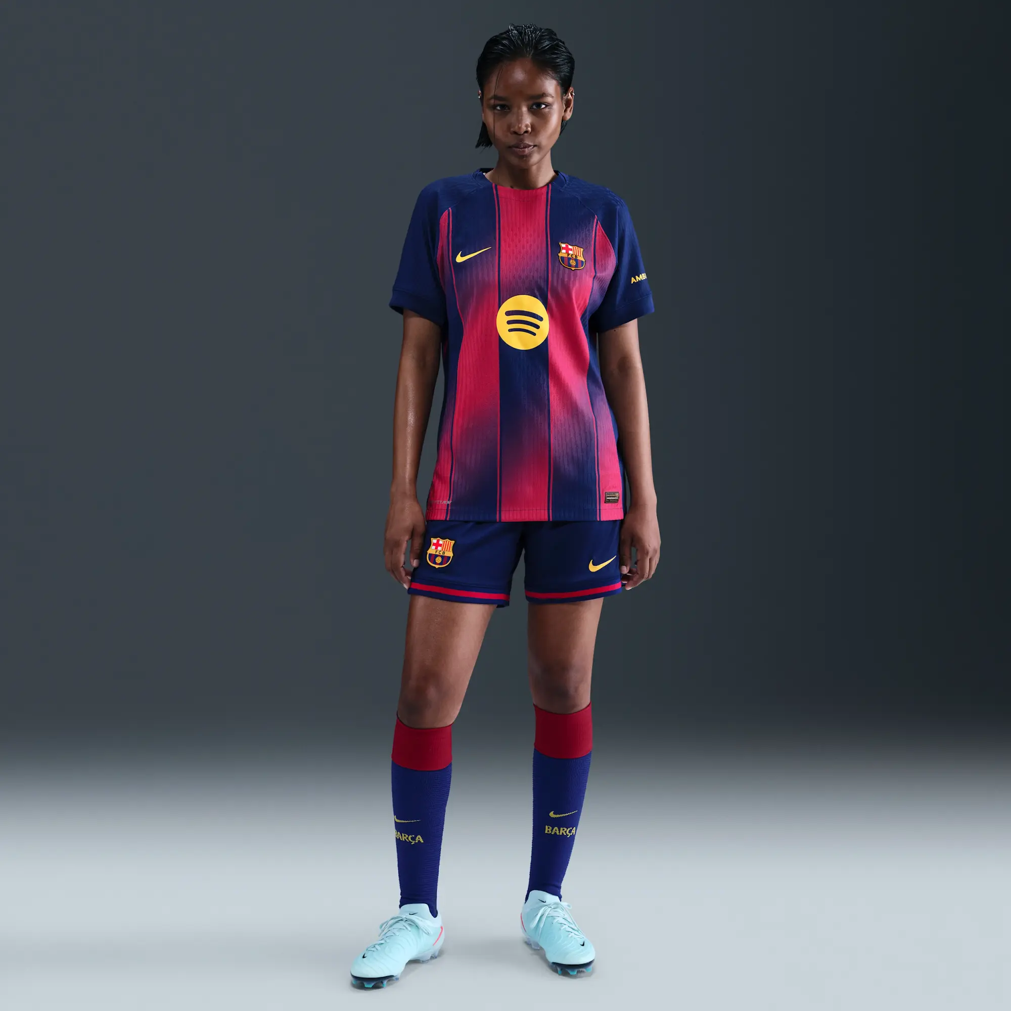 F.C. Barcelona 2025/26 Match Home Women's Nike Dri-FIT ADV Football Authentic Shirt - Blue - Polyester