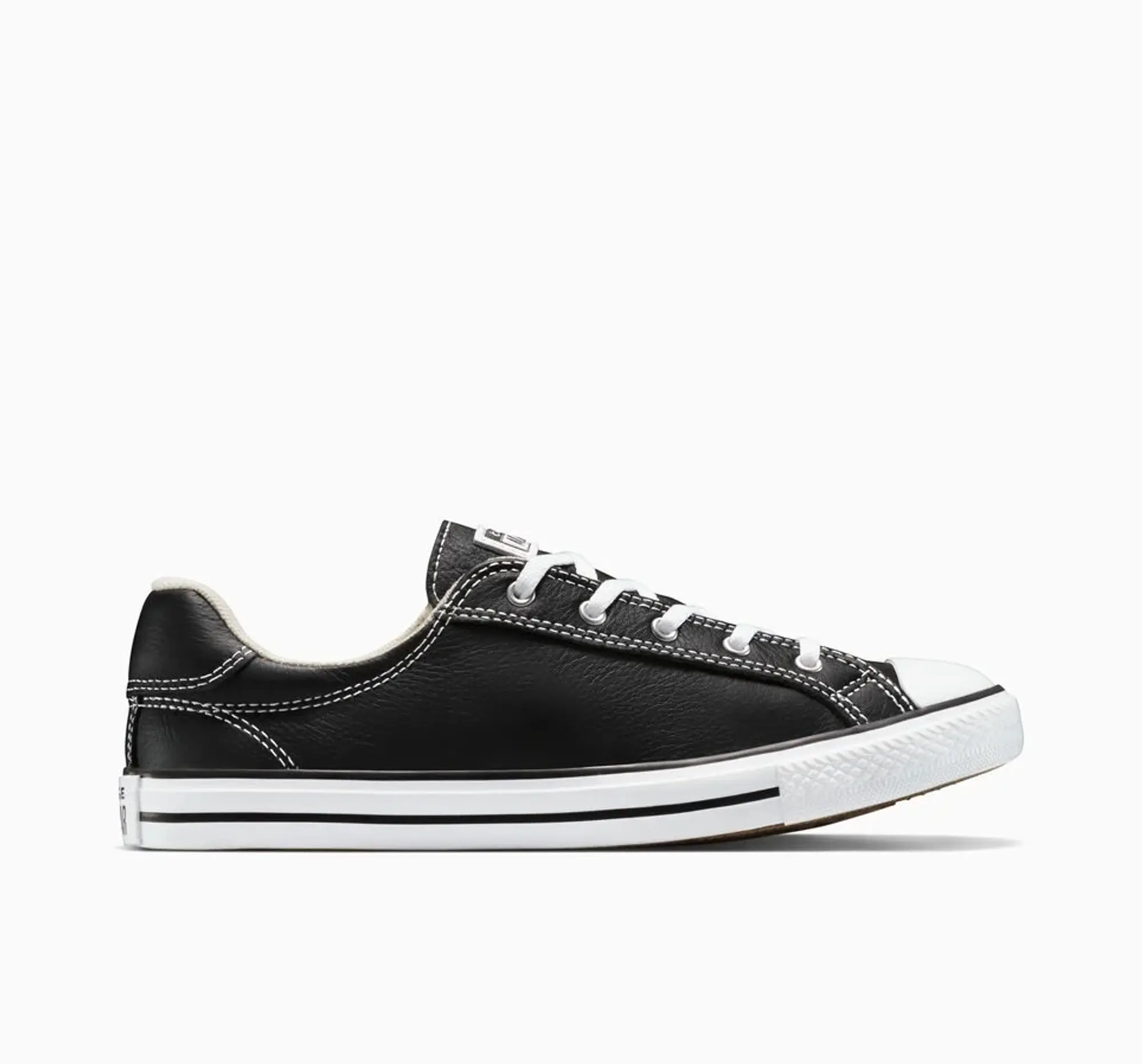 Converse Chuck Taylor All Star Dainty Lucky Leather - Black, White