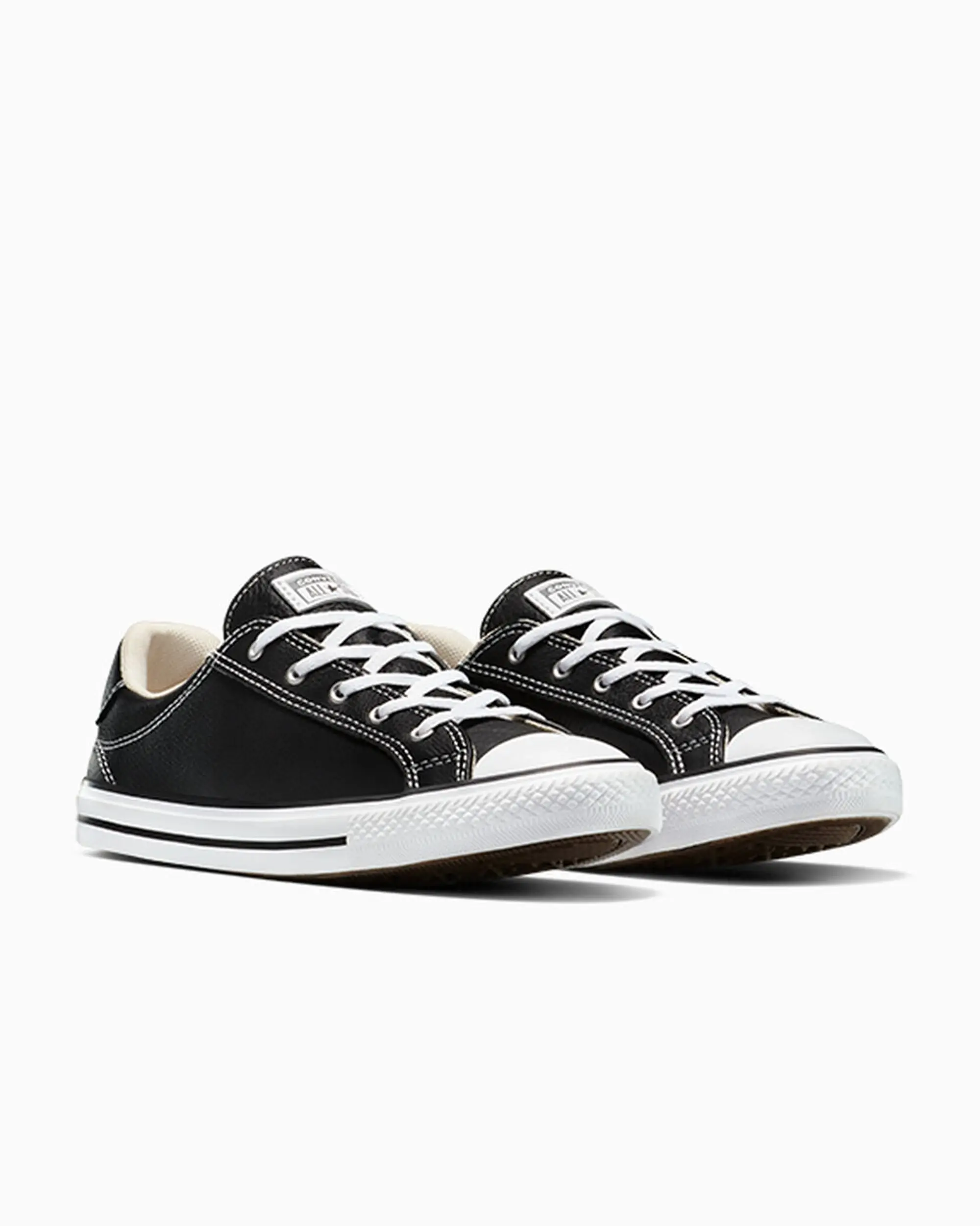 Converse Chuck Taylor All Star Dainty Lucky Leather - Black, White