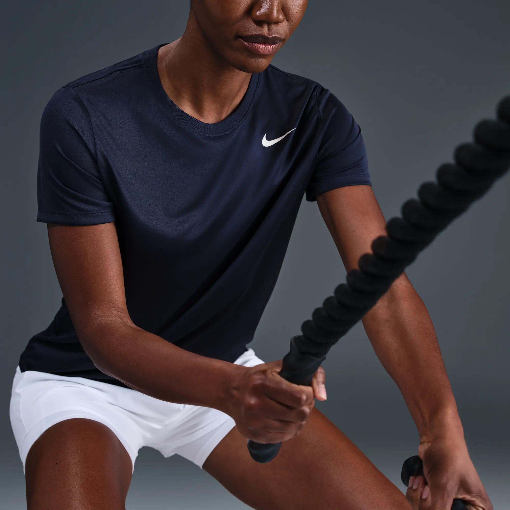 Nike Dri-FIT Women's T-Shirt - Blue - Polyester