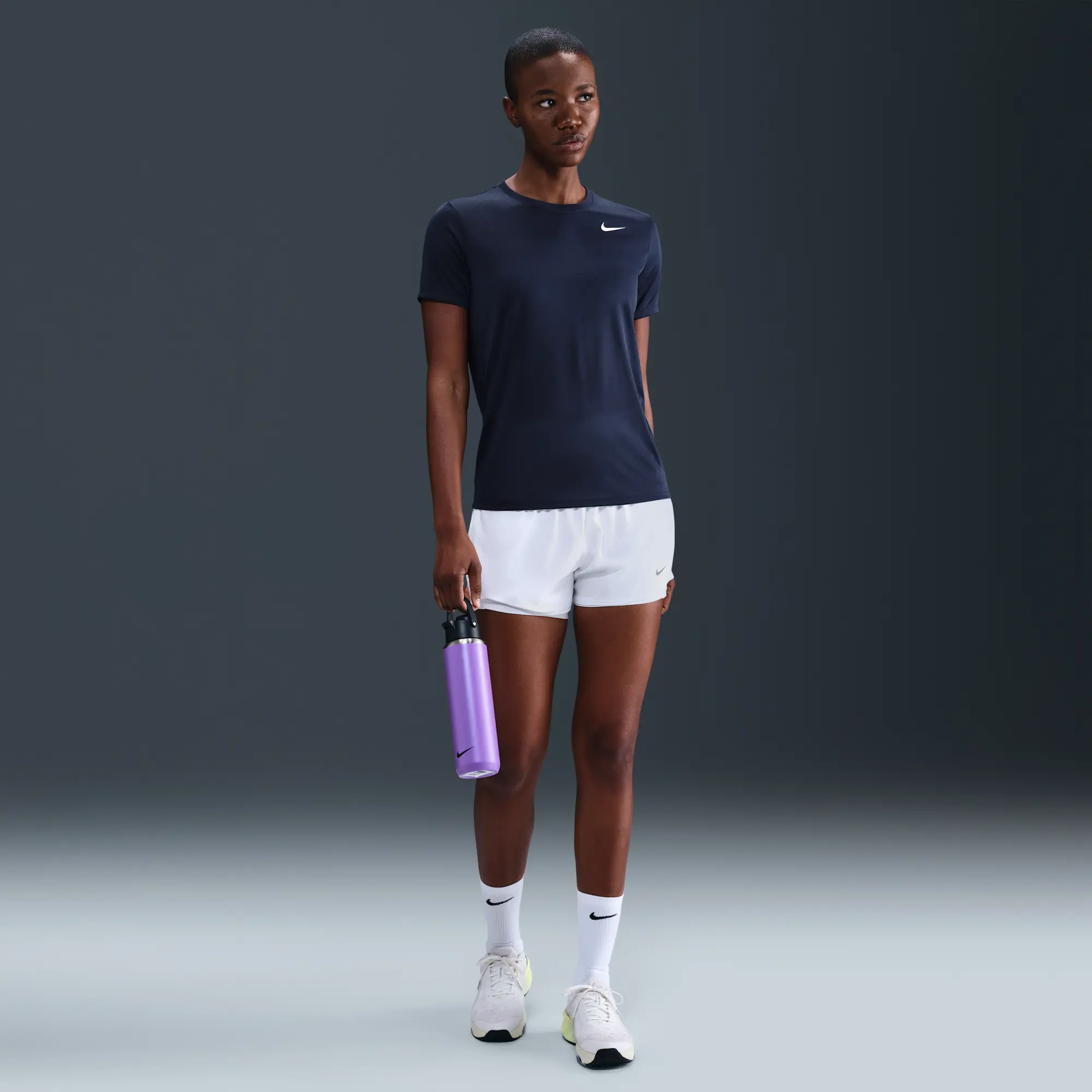 Nike Dri-FIT Women's T-Shirt - Blue - Polyester