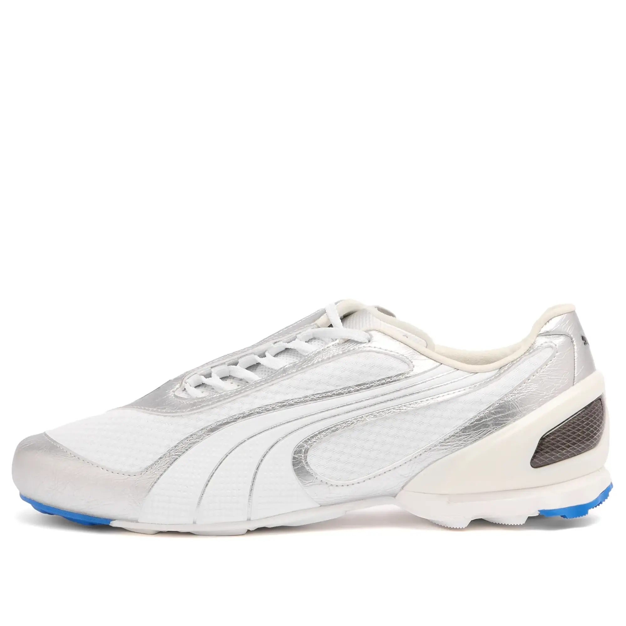 PUMA V-S1 Metallic Sneakers Unisex, White/Silver