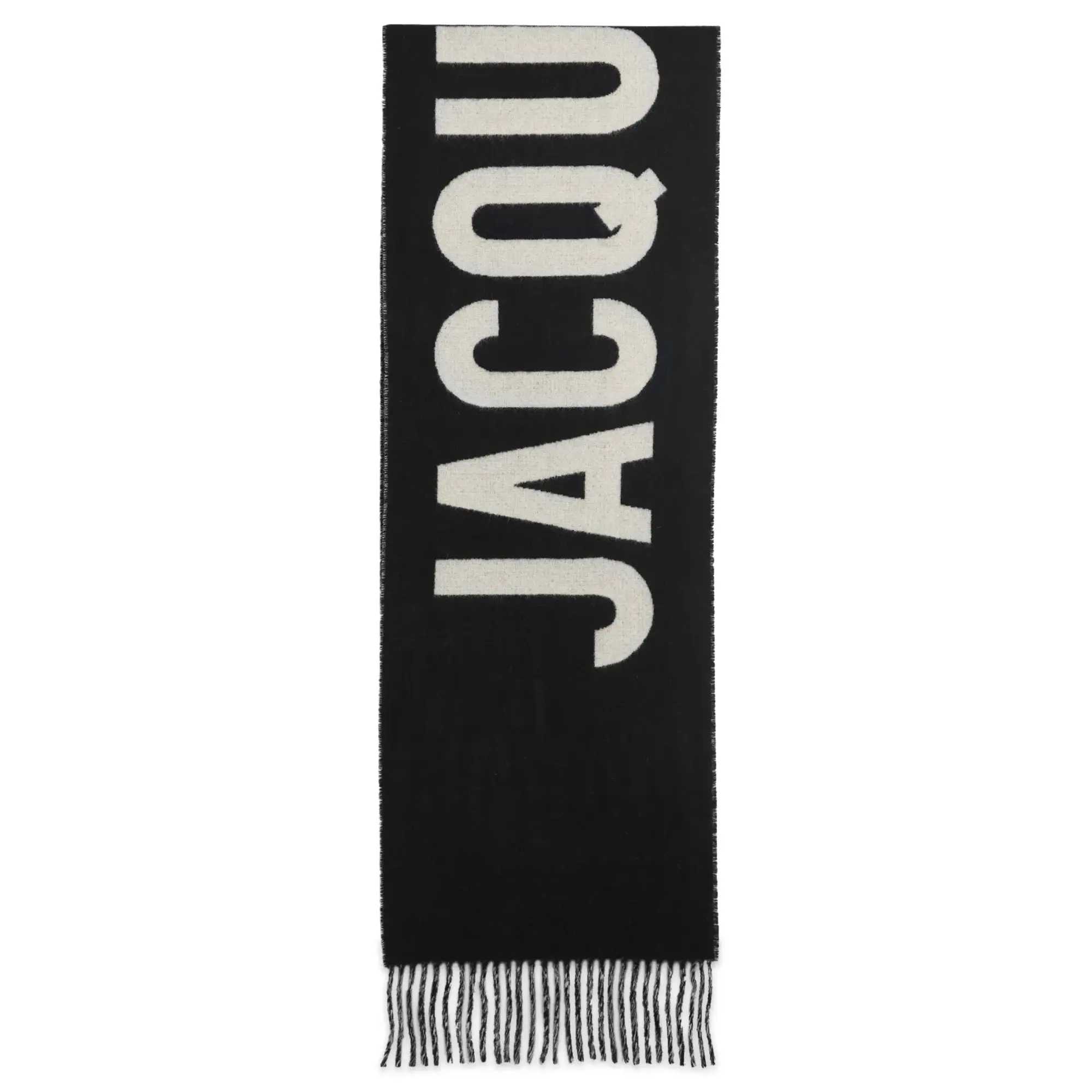 Jacquemus Men's Jacquemus Men's Large Logo Scarf Black