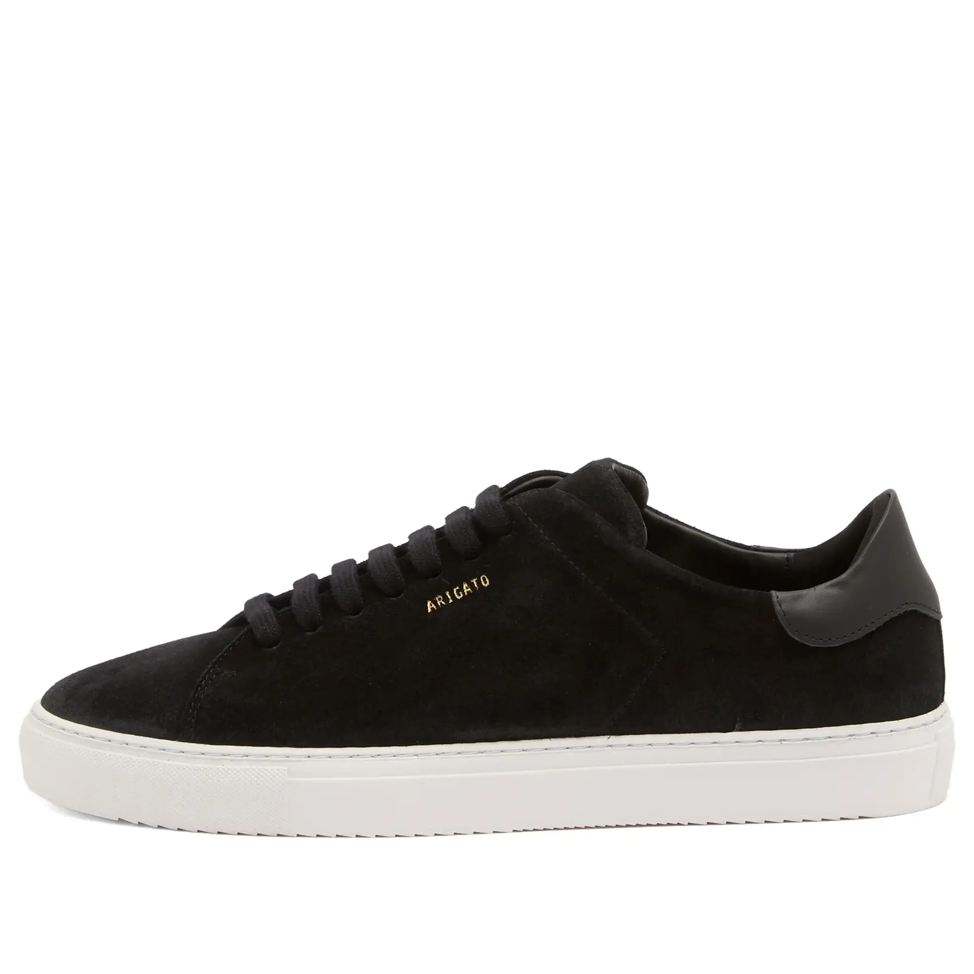 Axel Arigato Men's Clean 90 Suede Sneaker Black/White