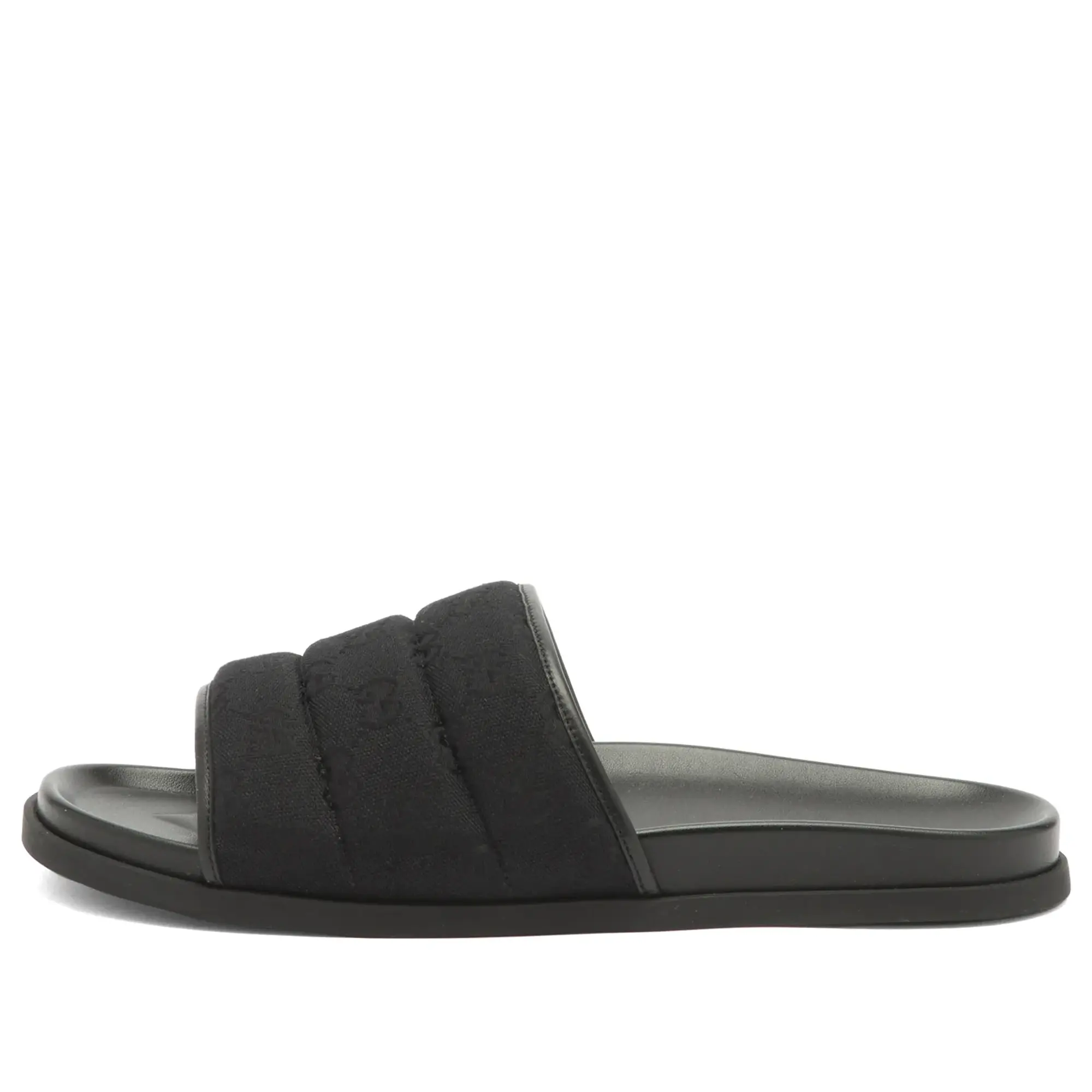 Gucci Men's Rhein GG Canvas Slide Black