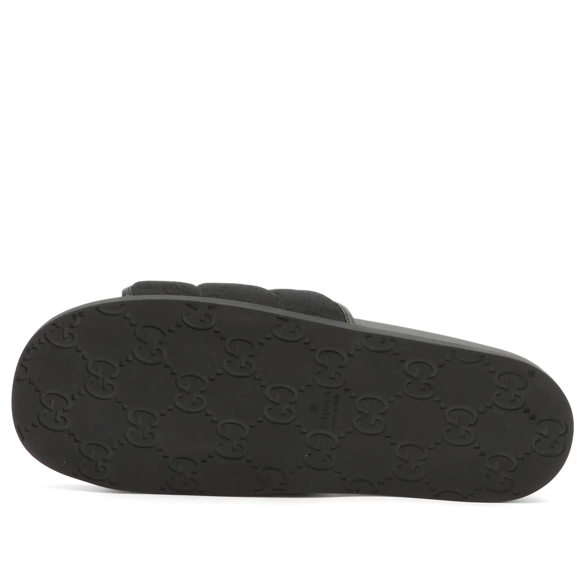 Gucci Men's Rhein GG Canvas Slide Black