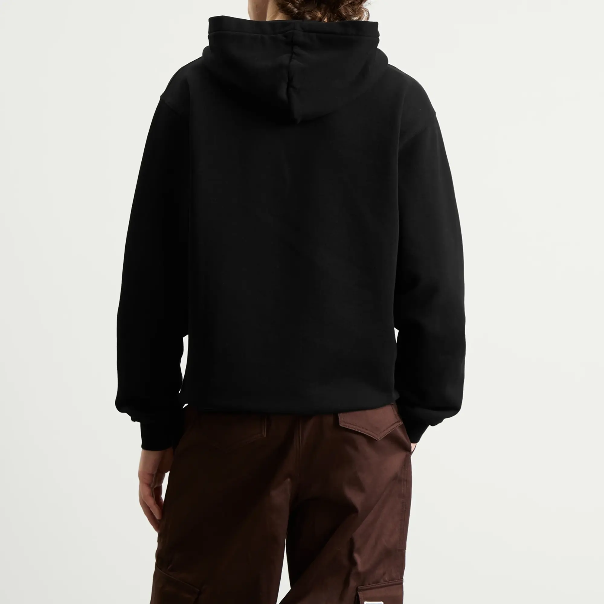 Jacquemus Men's Grosgrain Hoodie Black