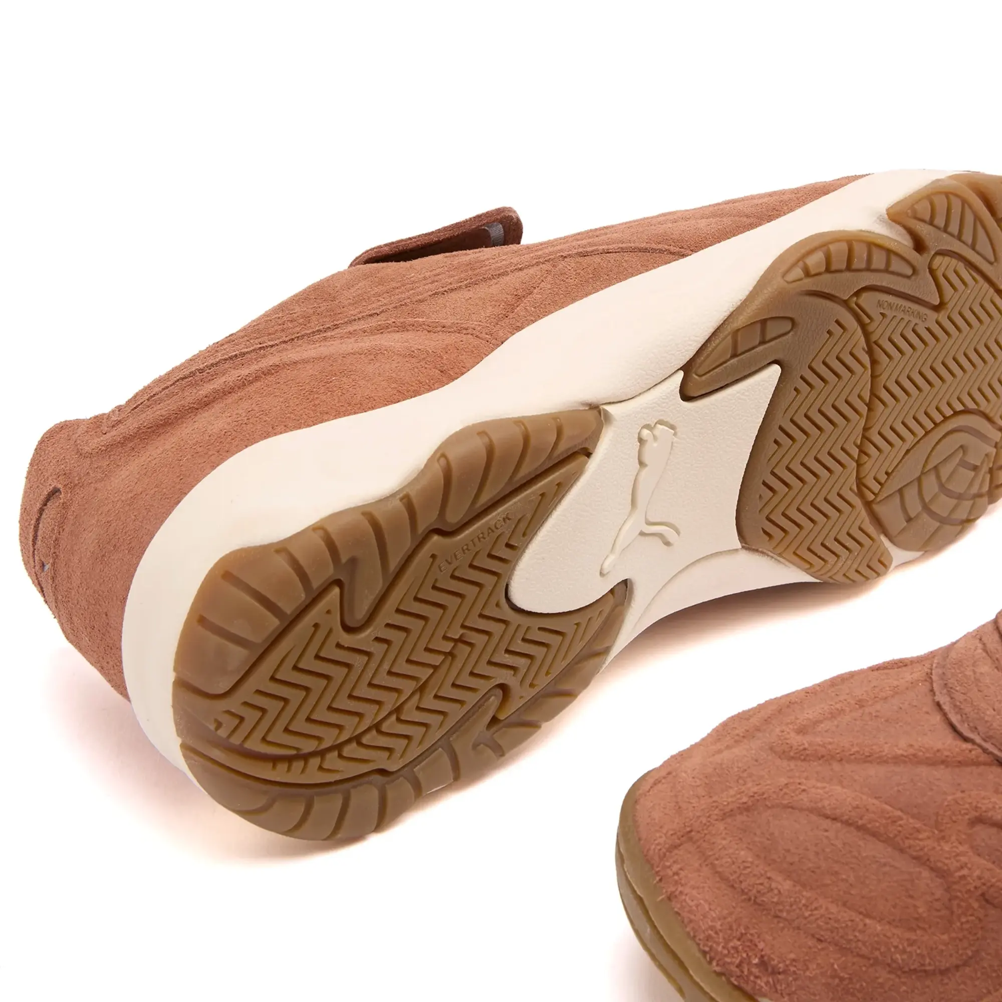 Puma King Indoor Clean Sneaker Brown Mushroom