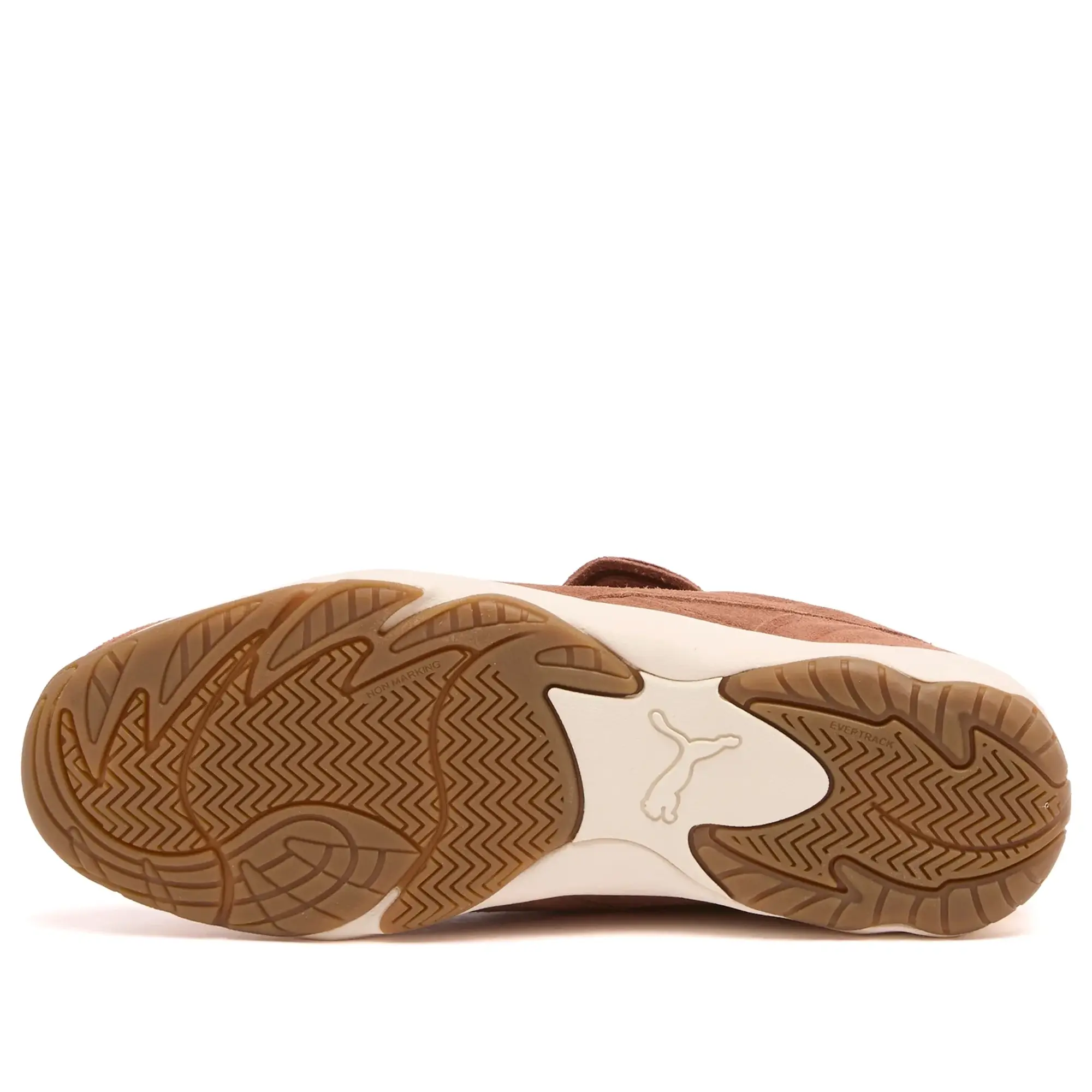 Puma King Indoor Clean Sneaker Brown Mushroom